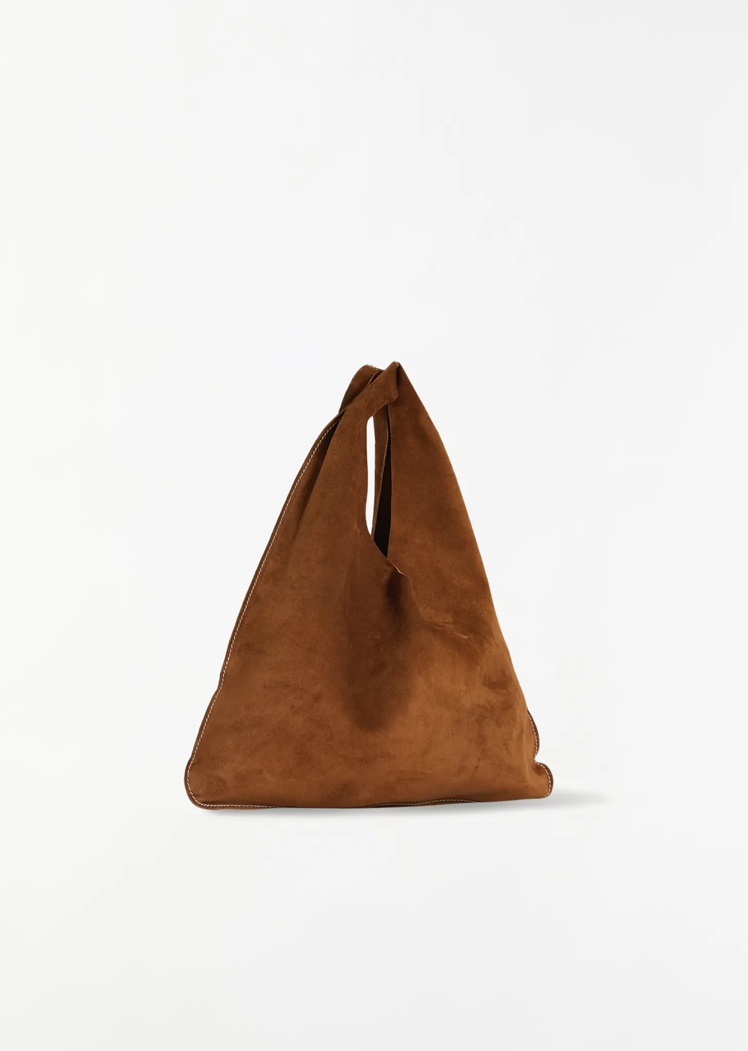 Suede Bindle, Small — Bistre sold by La Garconne product image thumbnail 2