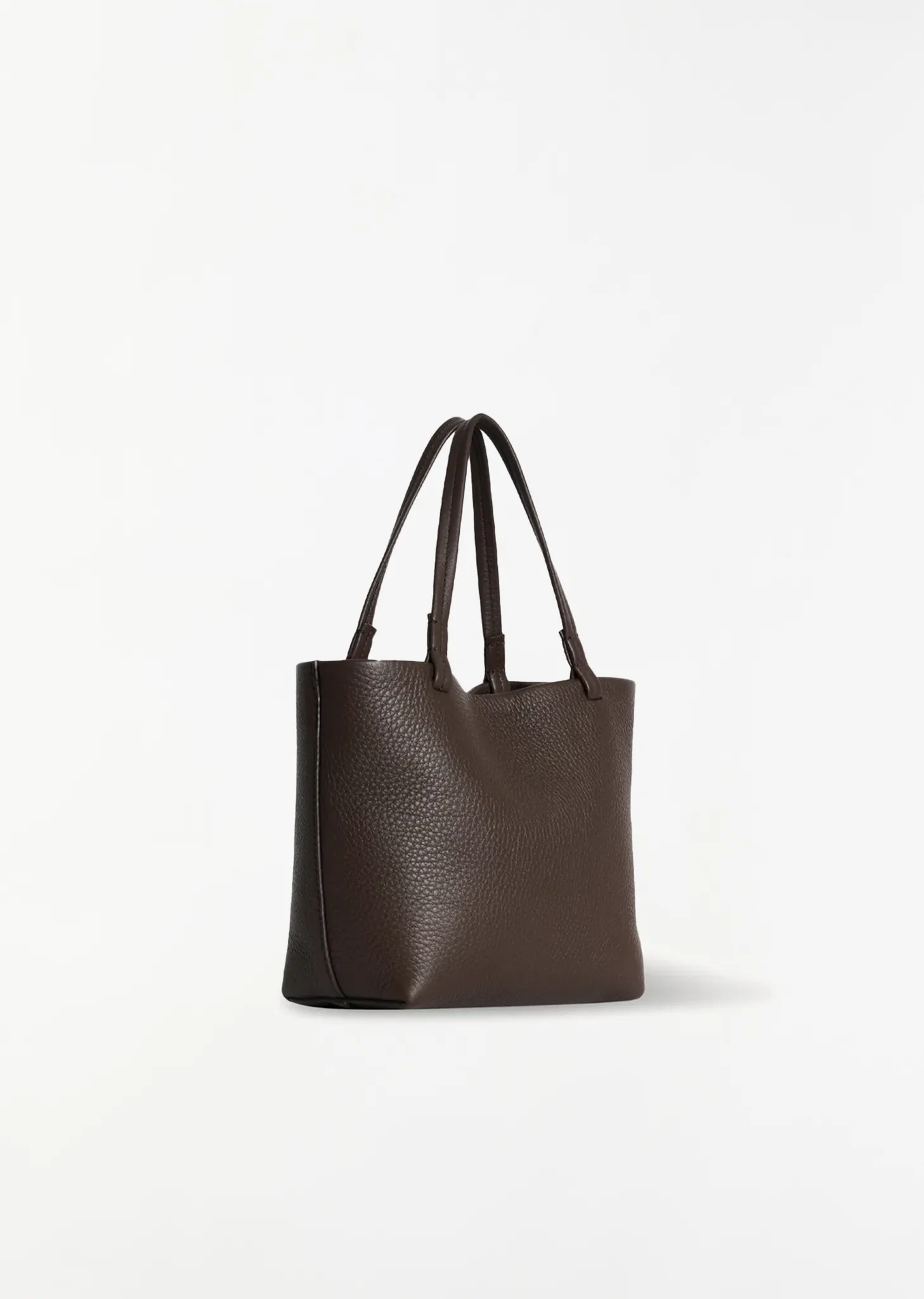 Park Leather Tote, Small — Deep Brown sold by La Garconne product image thumbnail 2