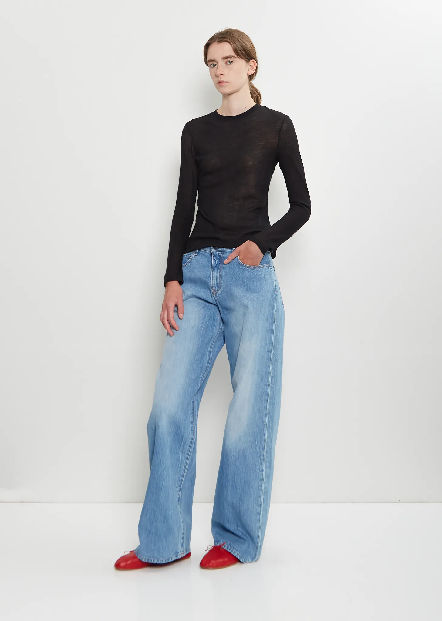 Iverness Cashmere Top — Black sold by La Garconne product image thumbnail 4