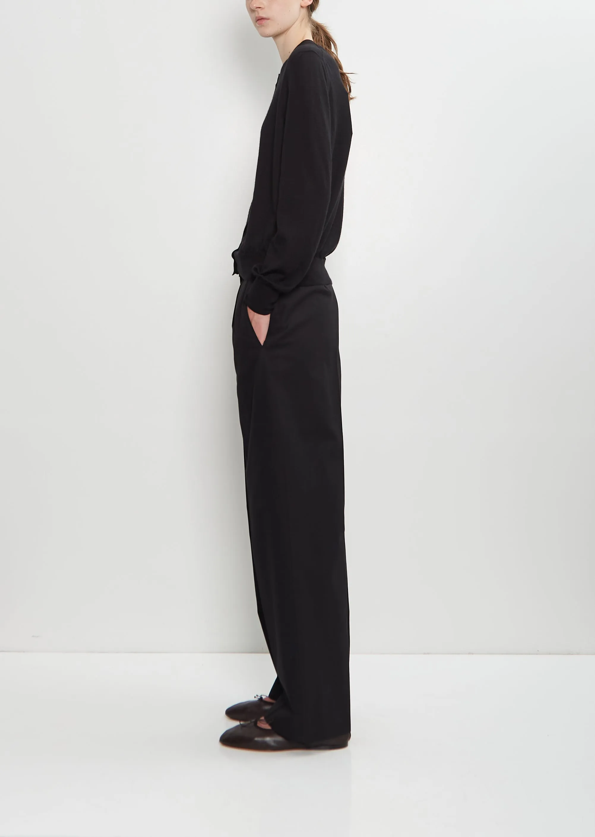 Battersea Cashmere Cardigan — Black sold by La Garconne product image thumbnail 2