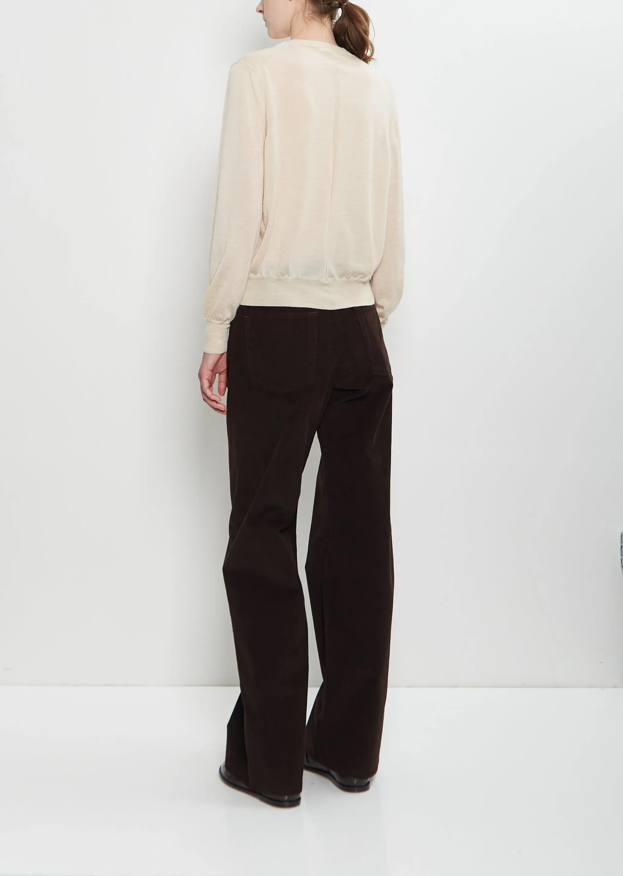 Battersea Cashmere Cardigan — Sand sold by La Garconne product image thumbnail 3