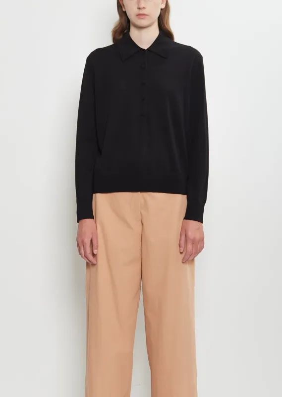 Tuno Merino Wool Polo sold by La Garconne