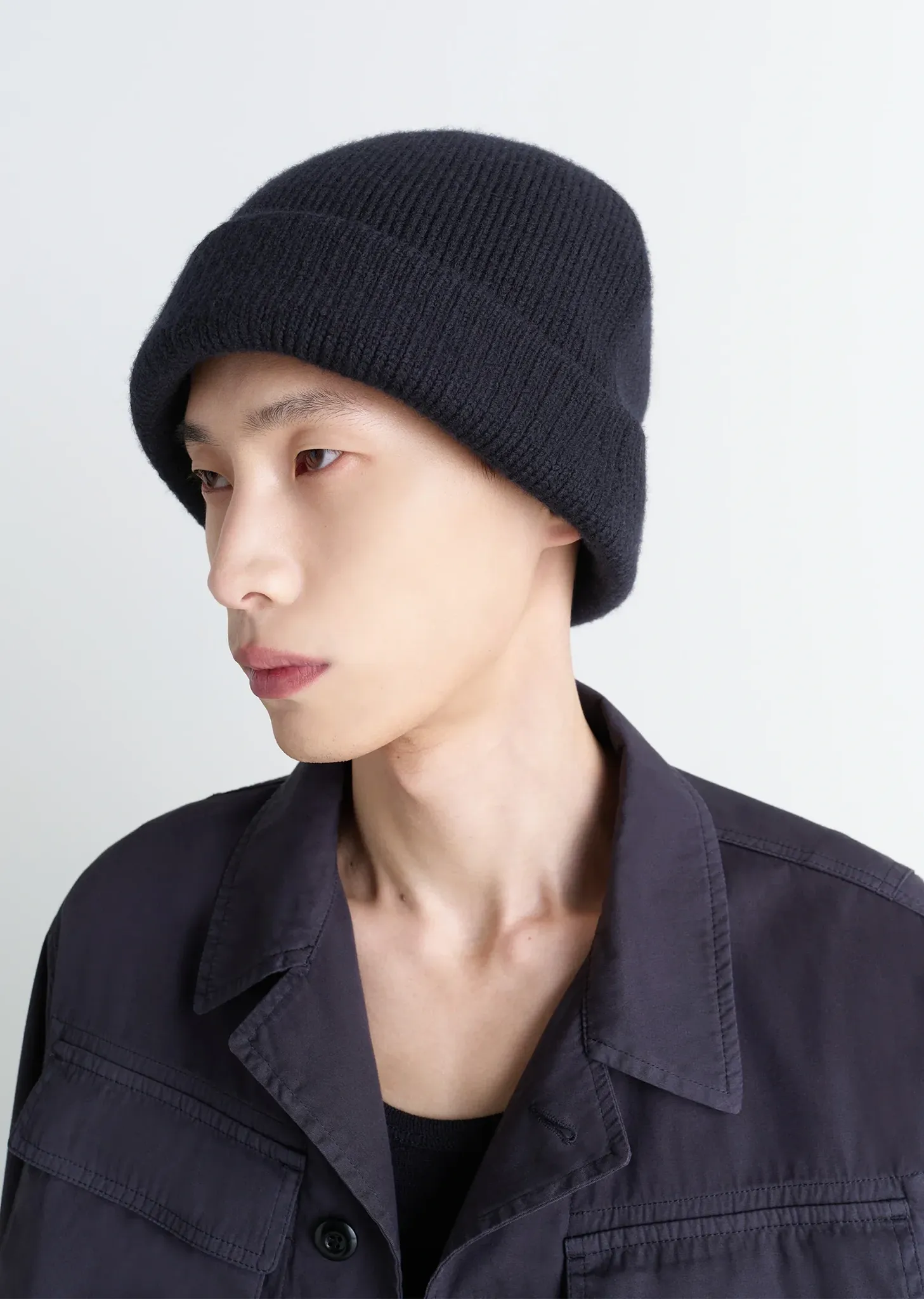 Wool Beanie — Midnight Black sold by La Garconne product image thumbnail 2
