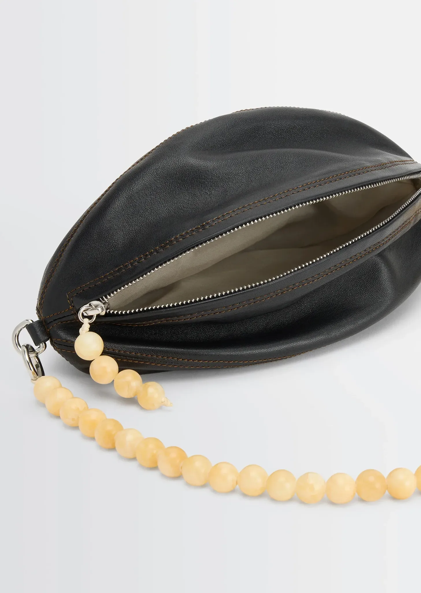 Beads Balloon Leather Pouch sold by La Garconne product image thumbnail 2