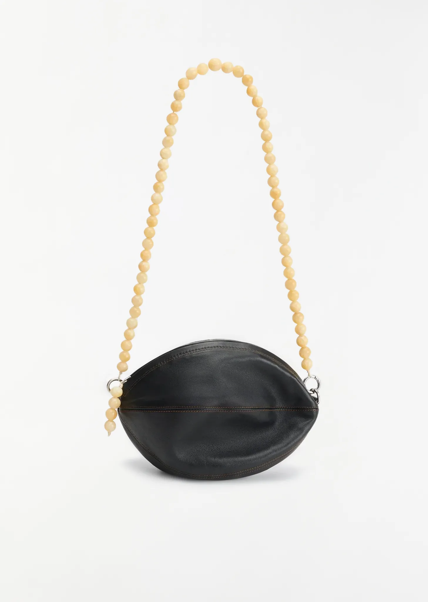 Beads Balloon Leather Pouch sold by La Garconne
