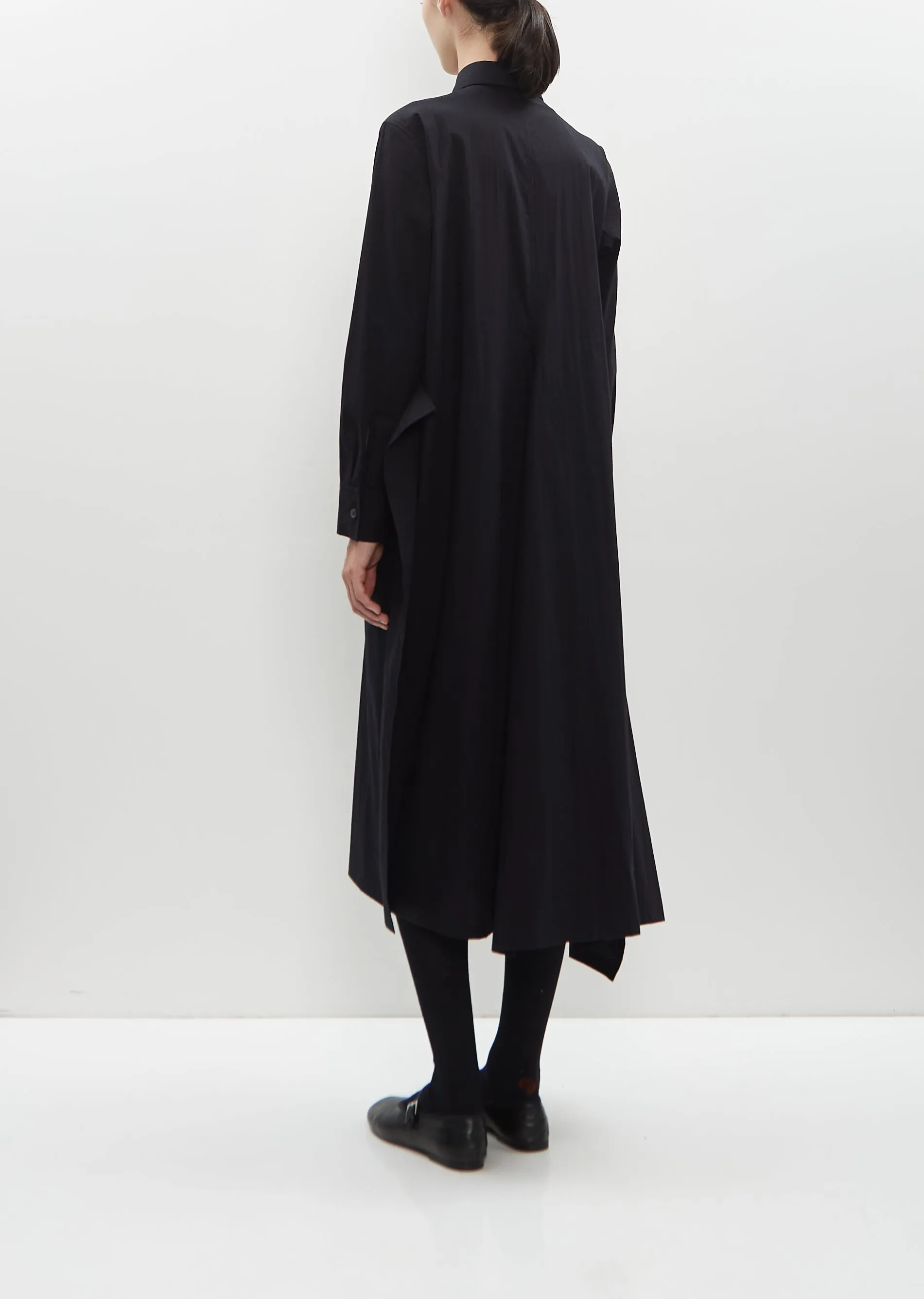 Cotton Draped Shirt Dress sold by La Garconne product image thumbnail 3