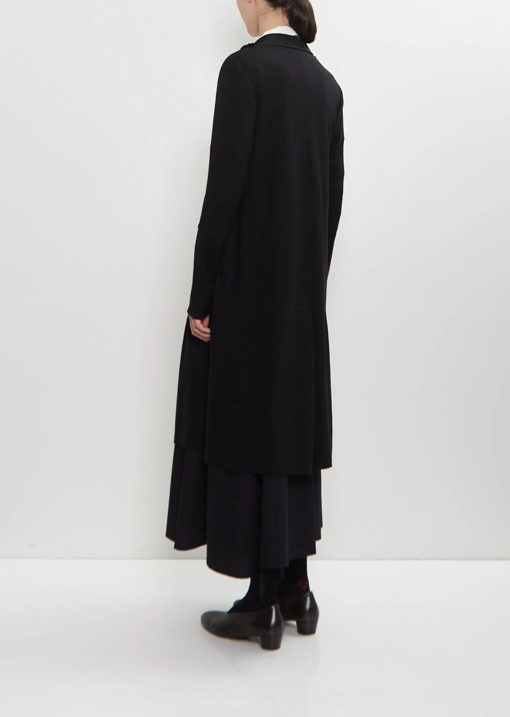 Wool Combination Long Jacket sold by La Garconne product image thumbnail 3