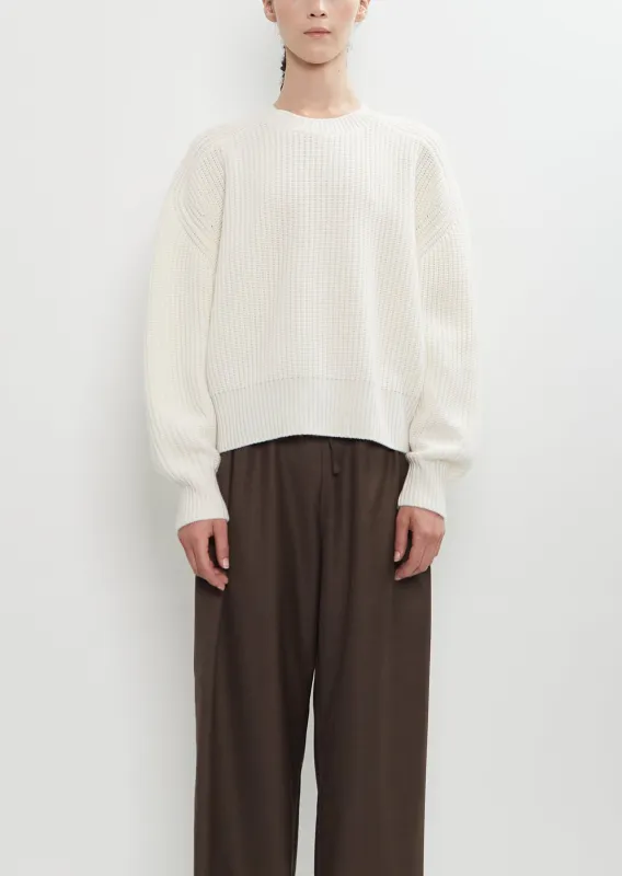 Nauru Cashmere Large Sleeve Sweater sold by La Garconne