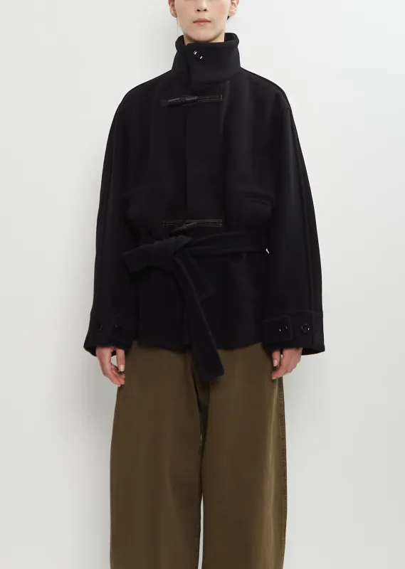 Short Wool Duffle Coat sold by La Garconne