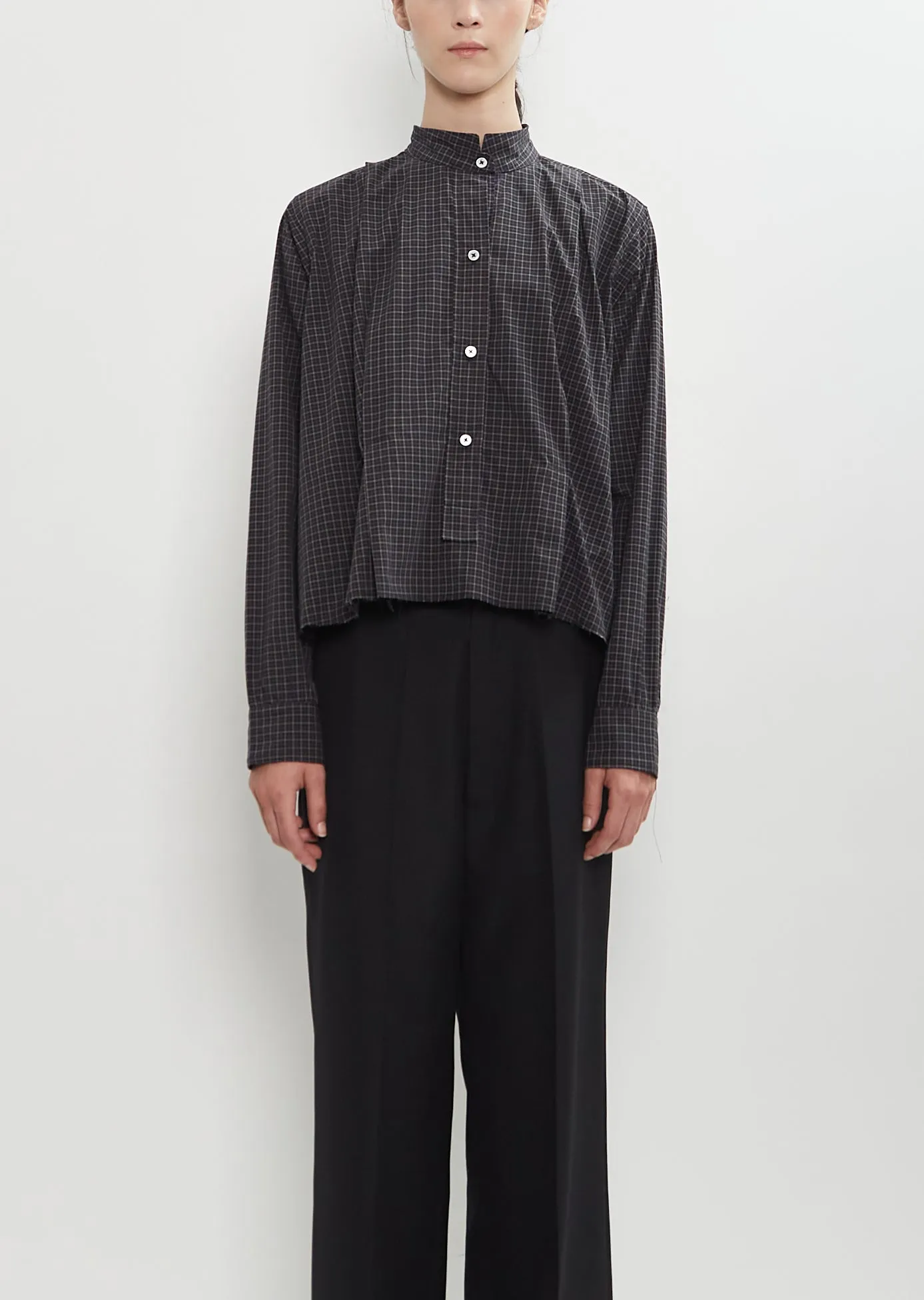 Anorak Cotton Poplin Shirt sold by La Garconne