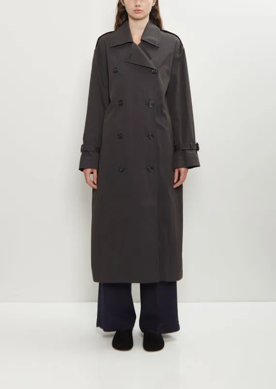 Crisp Cotton Summer Trench sold by La Garconne