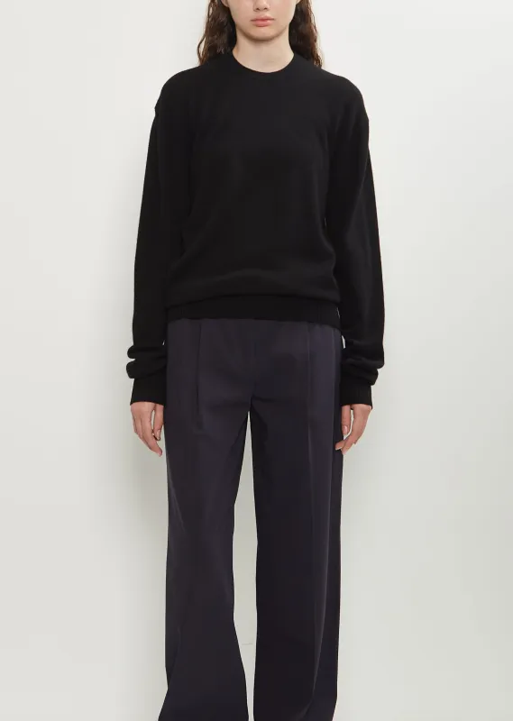 Classic Cashmere Crew Knit sold by La Garconne