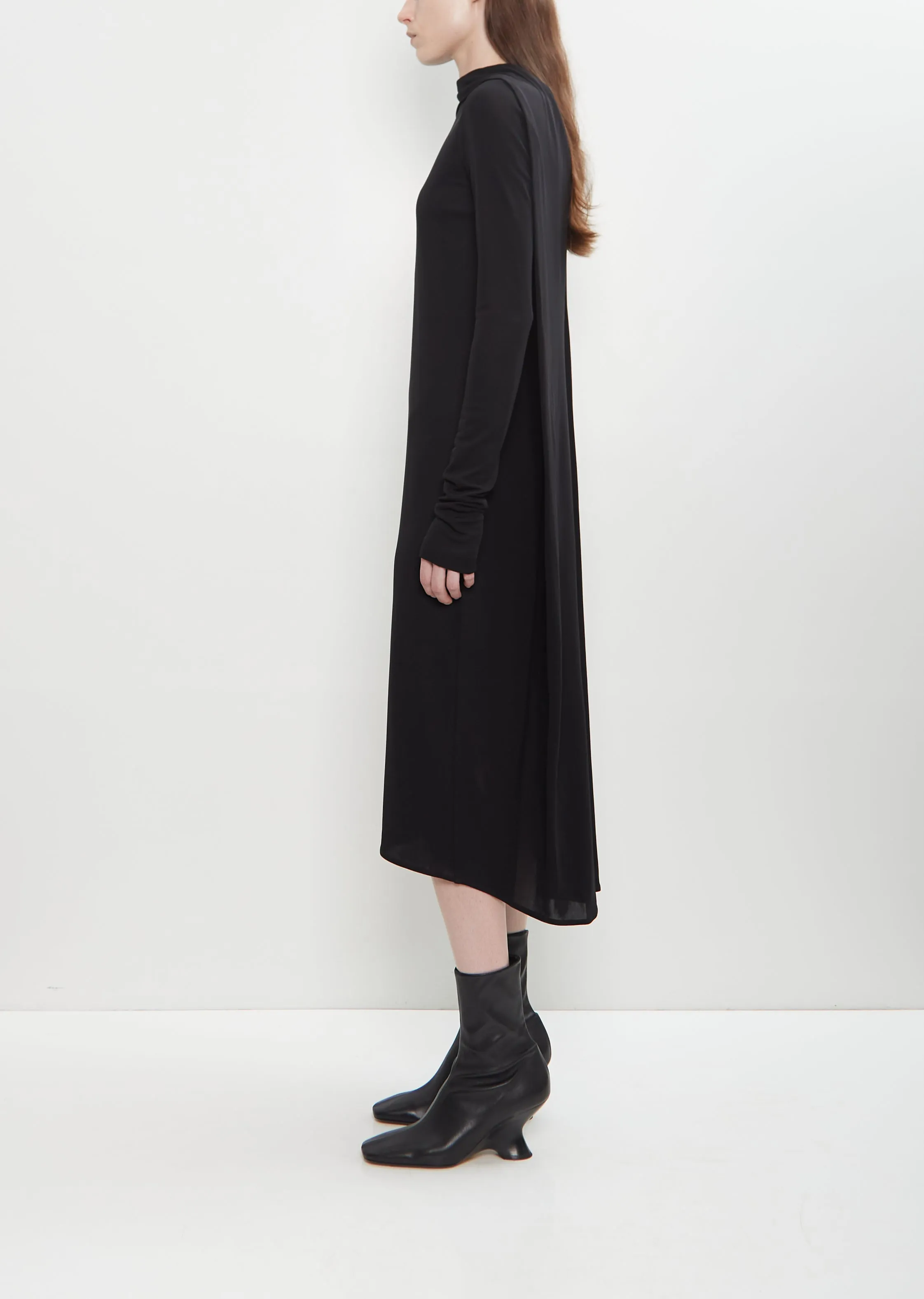 Viscose Jersey Cocoon Cape Dress sold by La Garconne product image thumbnail 2