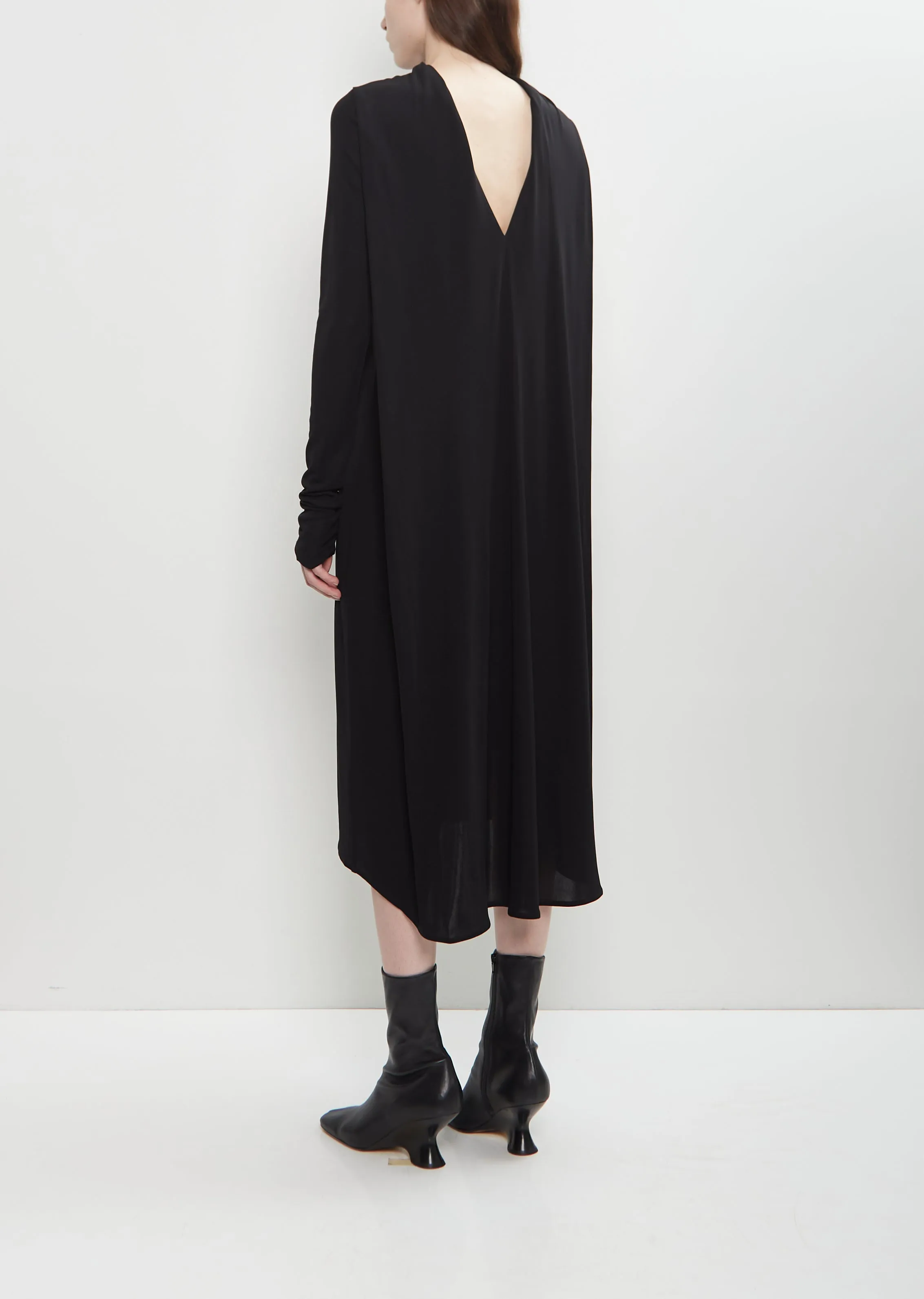 Viscose Jersey Cocoon Cape Dress sold by La Garconne product image thumbnail 3