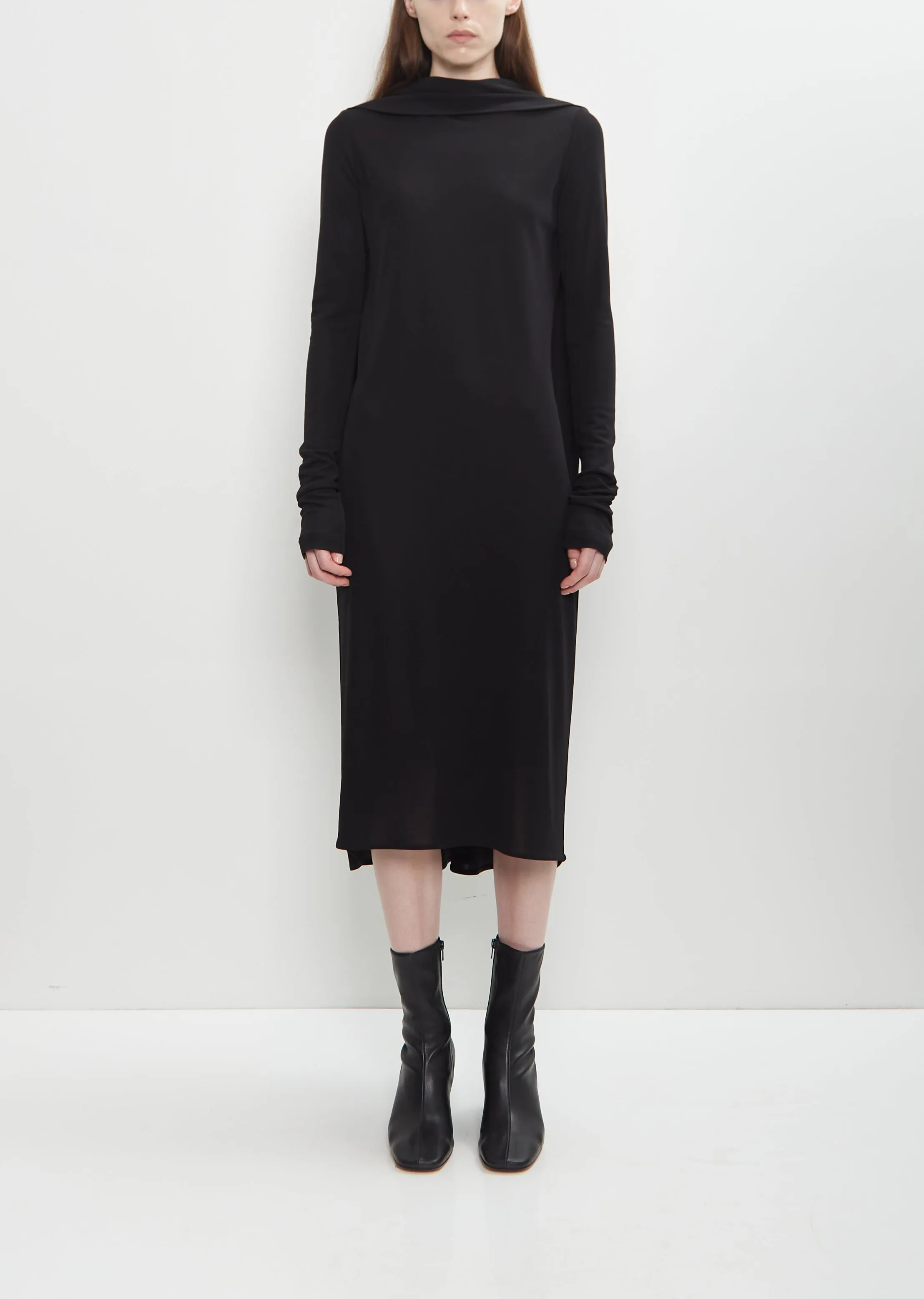 Viscose Jersey Cocoon Cape Dress sold by La Garconne