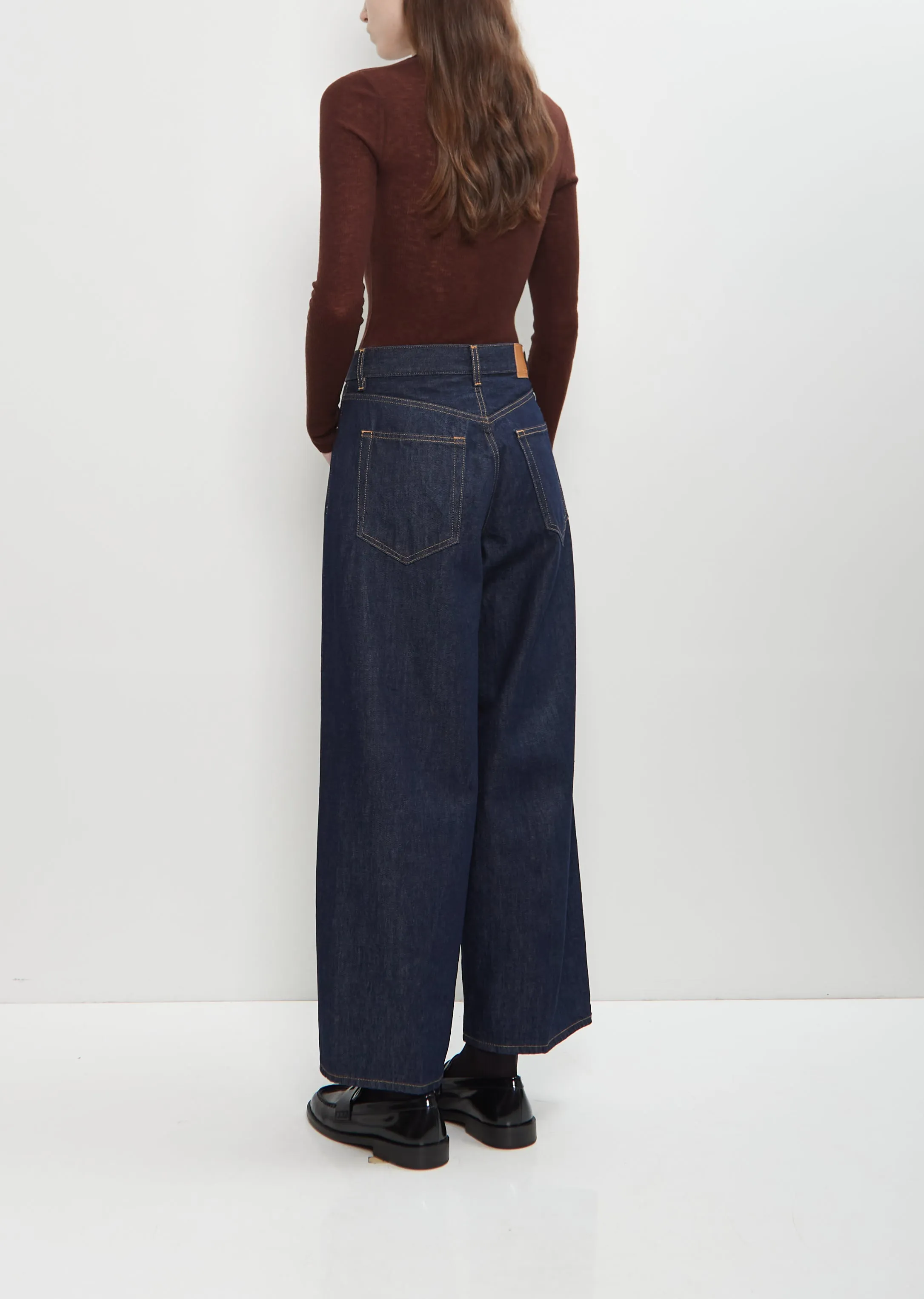 Cotton Denim Cropped Roomy Jean sold by La Garconne product image thumbnail 3
