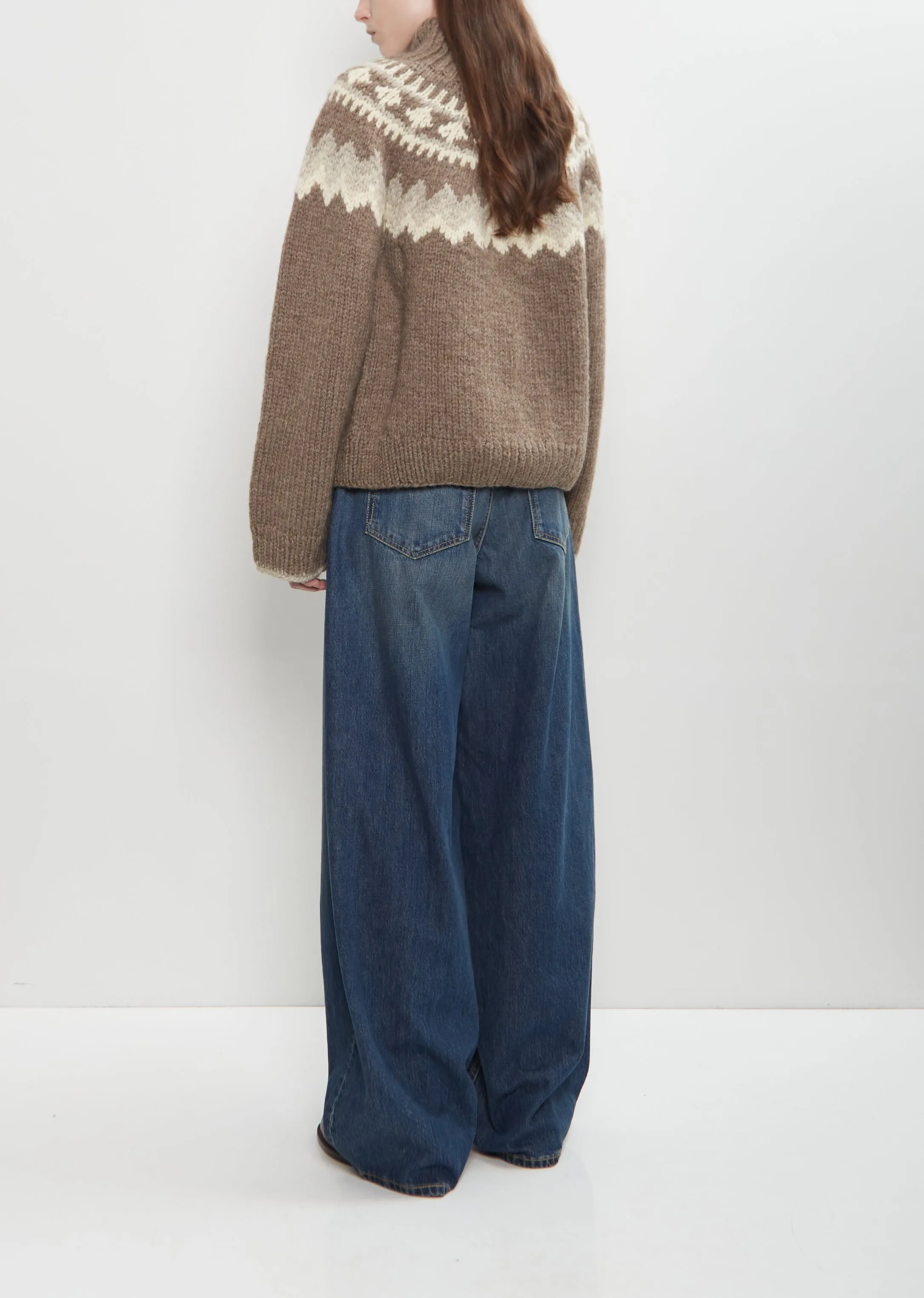 Wool Sedona Hand Knit Sweater sold by La Garconne product image thumbnail 3