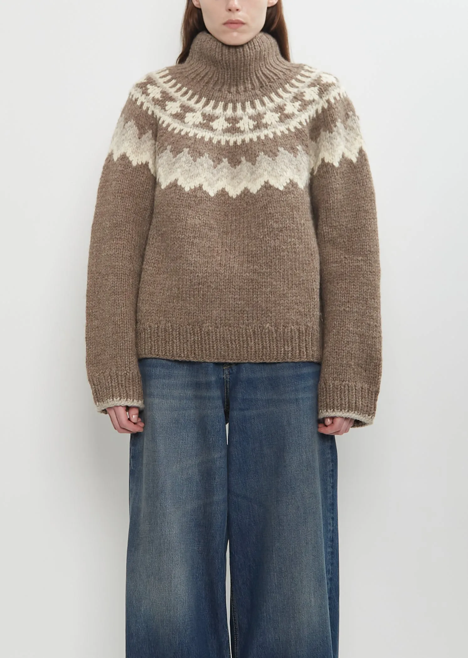 Wool Sedona Hand Knit Sweater sold by La Garconne