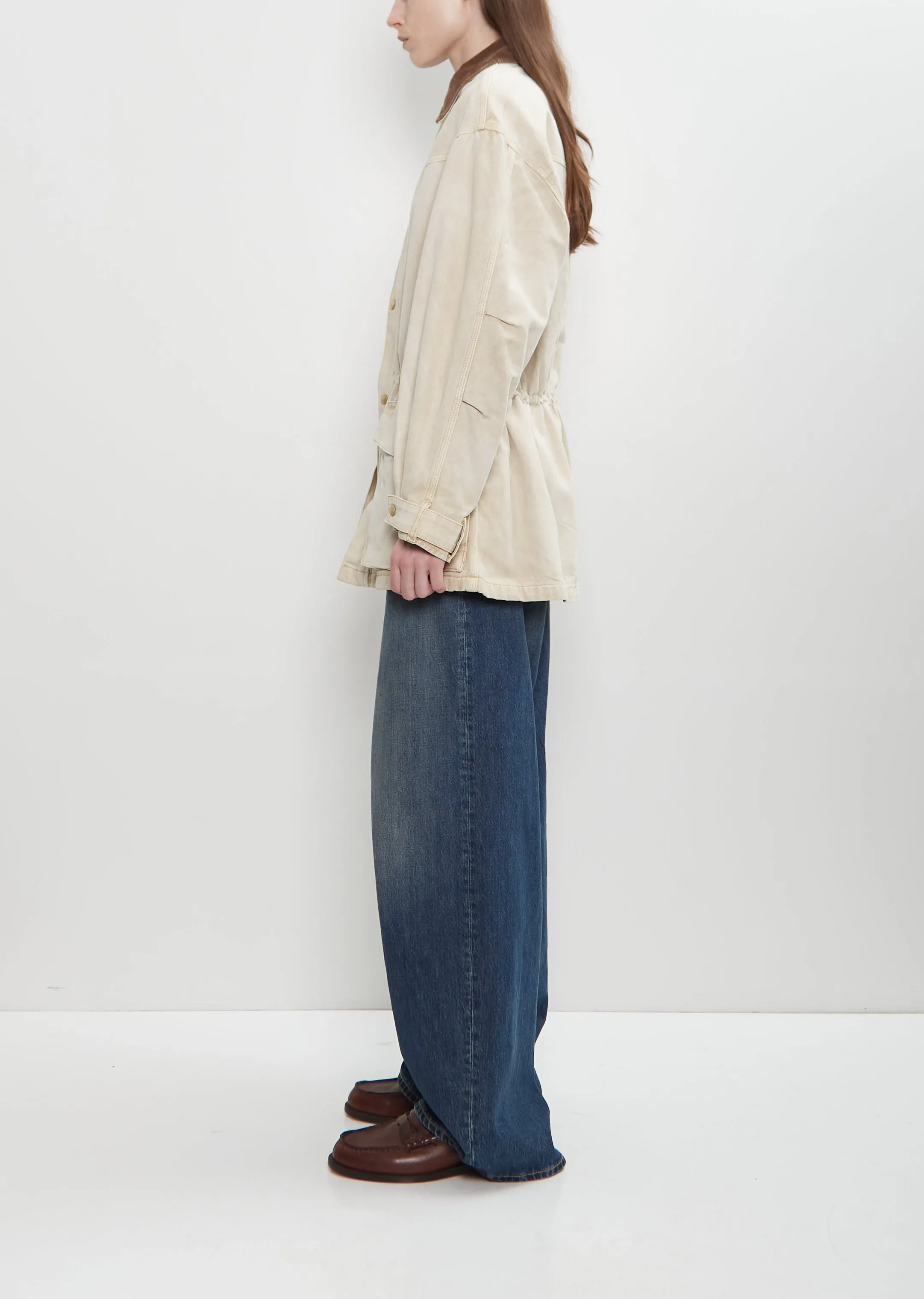 Cotton Denim Teton Jacket — Tea Stain sold by La Garconne product image thumbnail 2