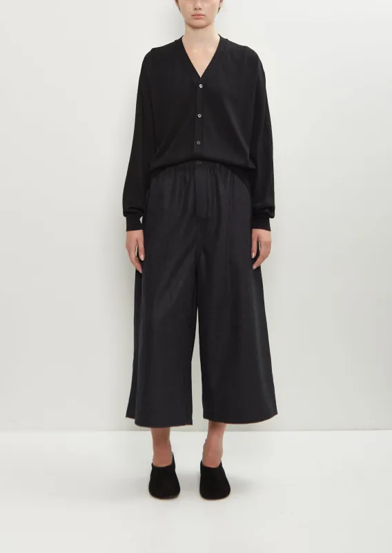 Ponce Virgin Wool Wide Pants sold by La Garconne