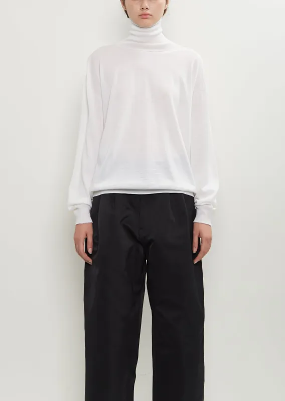 Maffei Wool Turtleneck Pullover — Off White sold by La Garconne
