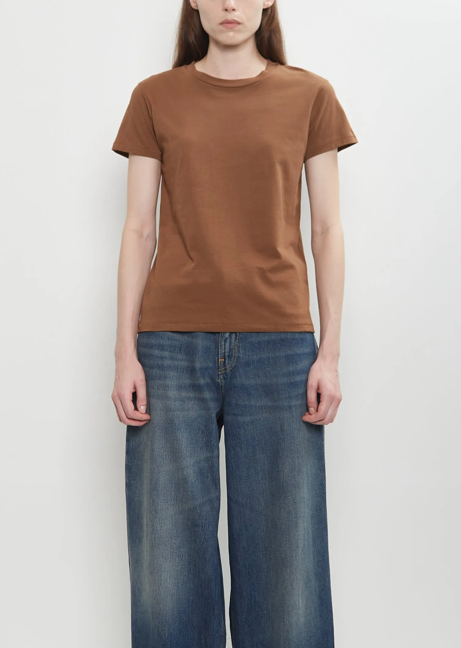 Cotton Mini Boy T — Caramel sold by La Garconne