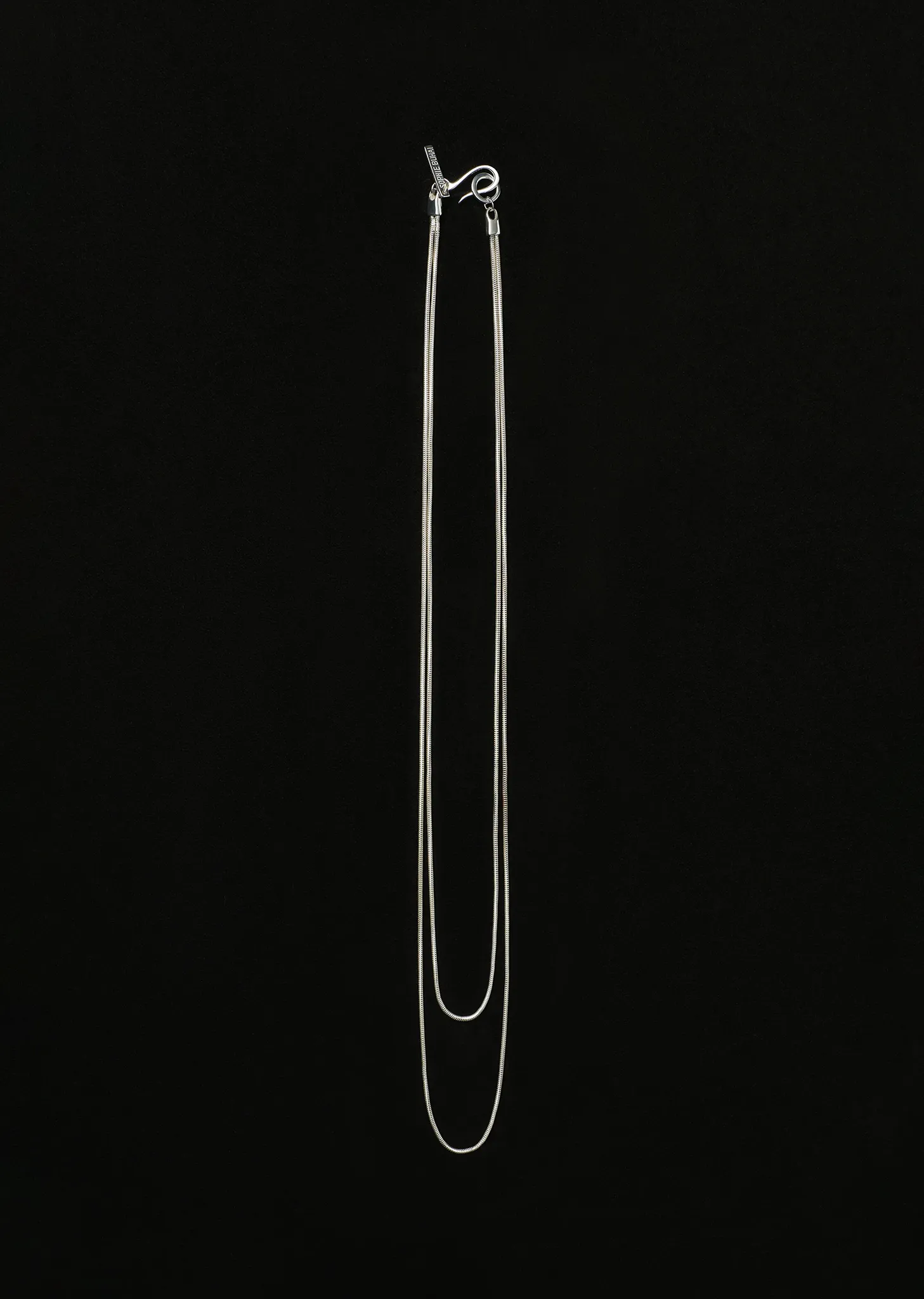 Silver Double Diana Necklace sold by La Garconne product image thumbnail 2