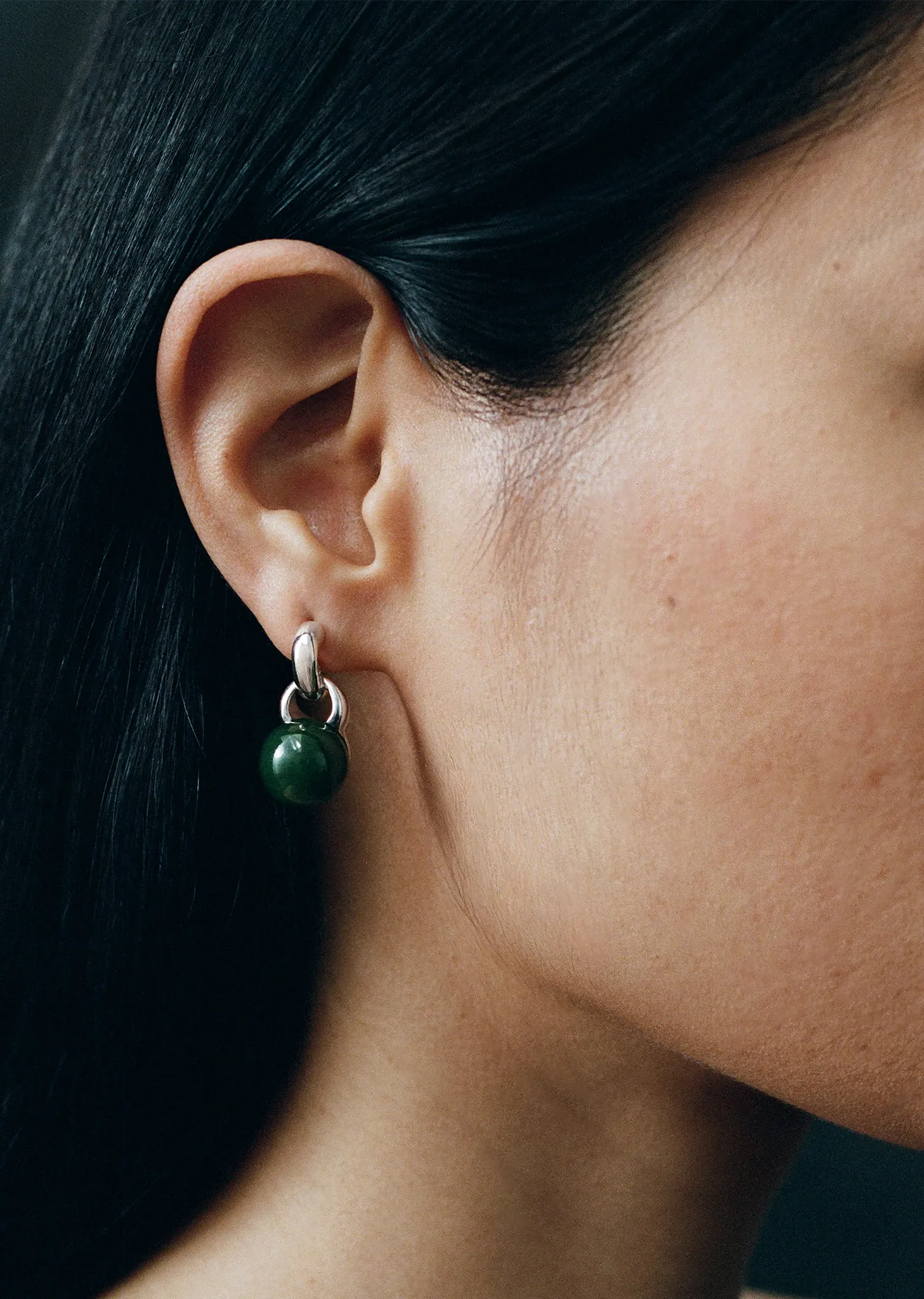 Jade Everyday Earrings sold by La Garconne product image thumbnail 2