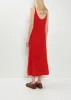 Alpaca Knit Dress — Red sold by La Garconne