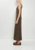Alpaca Fur Knit Dress — Dark Brown sold by La Garconne