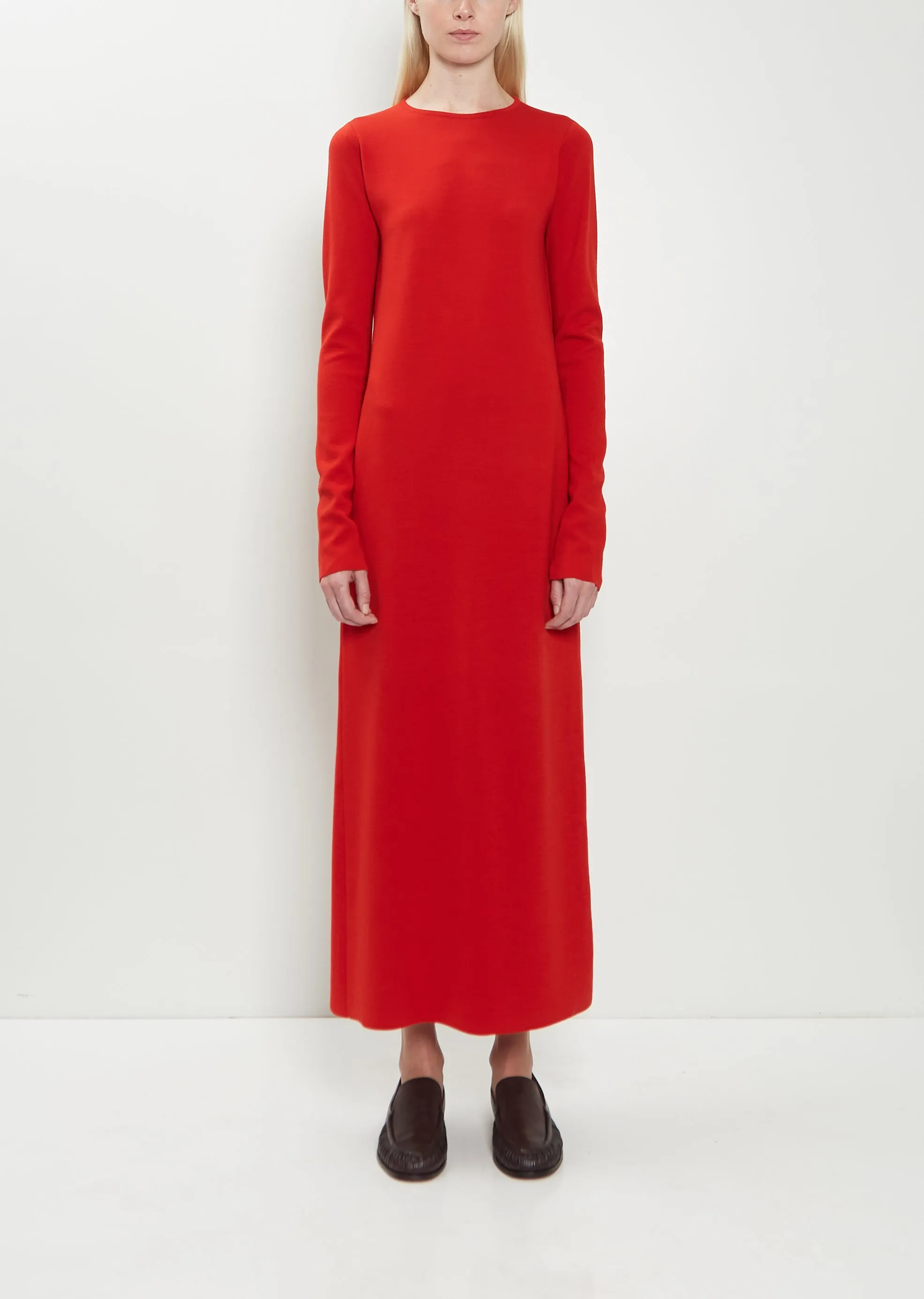 Stretch Wool Double Face Knit Dress sold by La Garconne