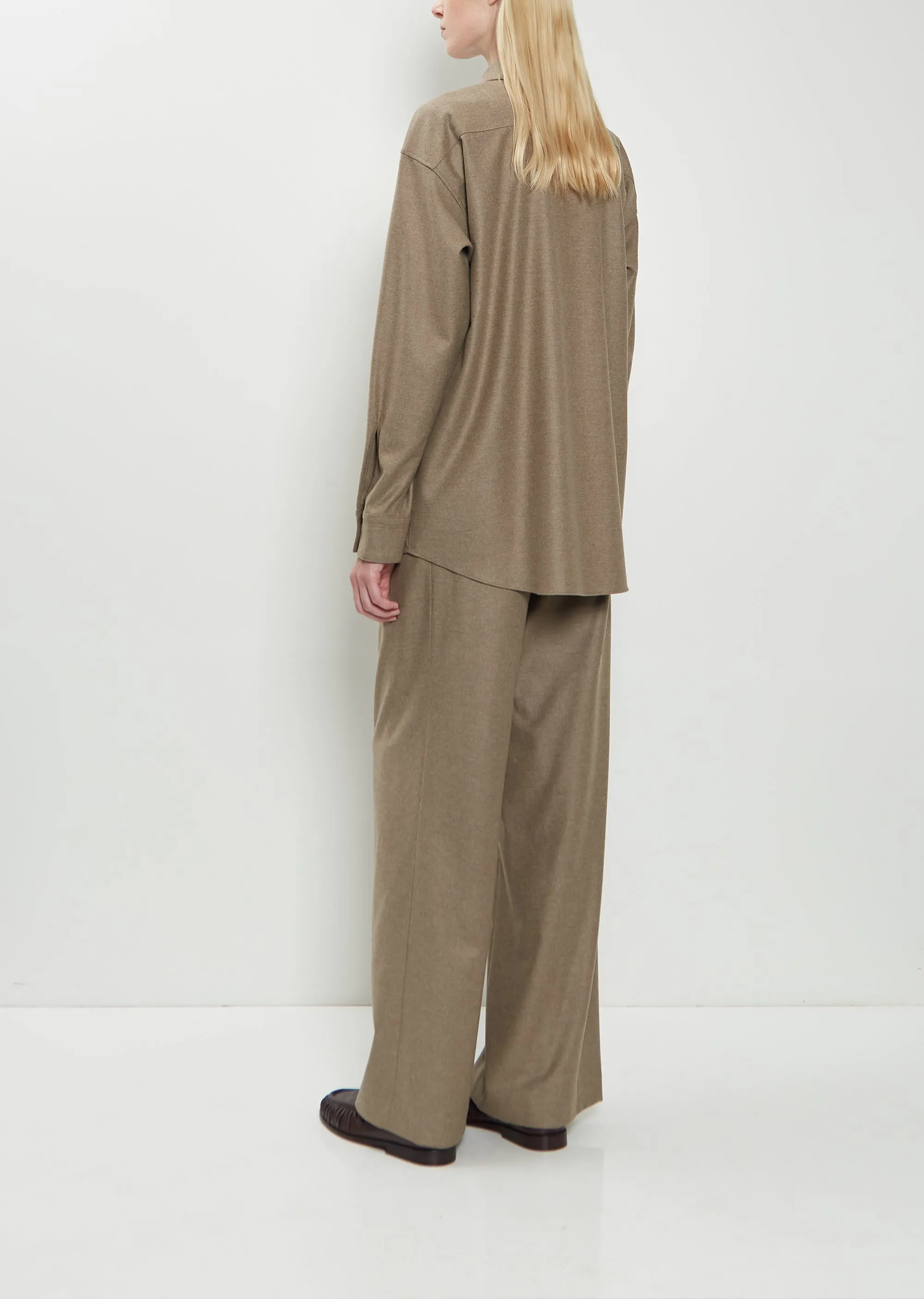 Wool Flannel Shirt sold by La Garconne product image thumbnail 3