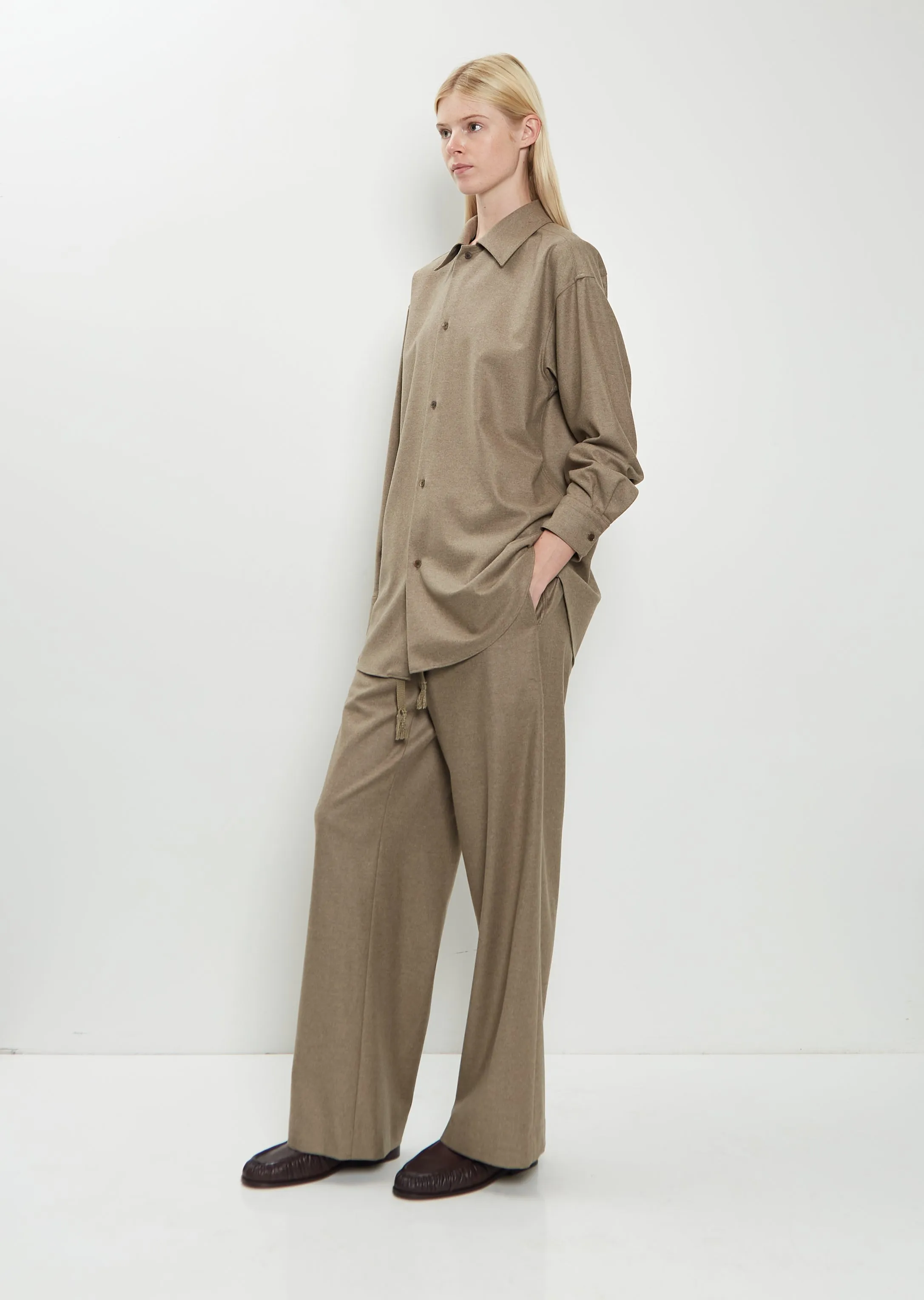 Wool Flannel Shirt sold by La Garconne product image thumbnail 4