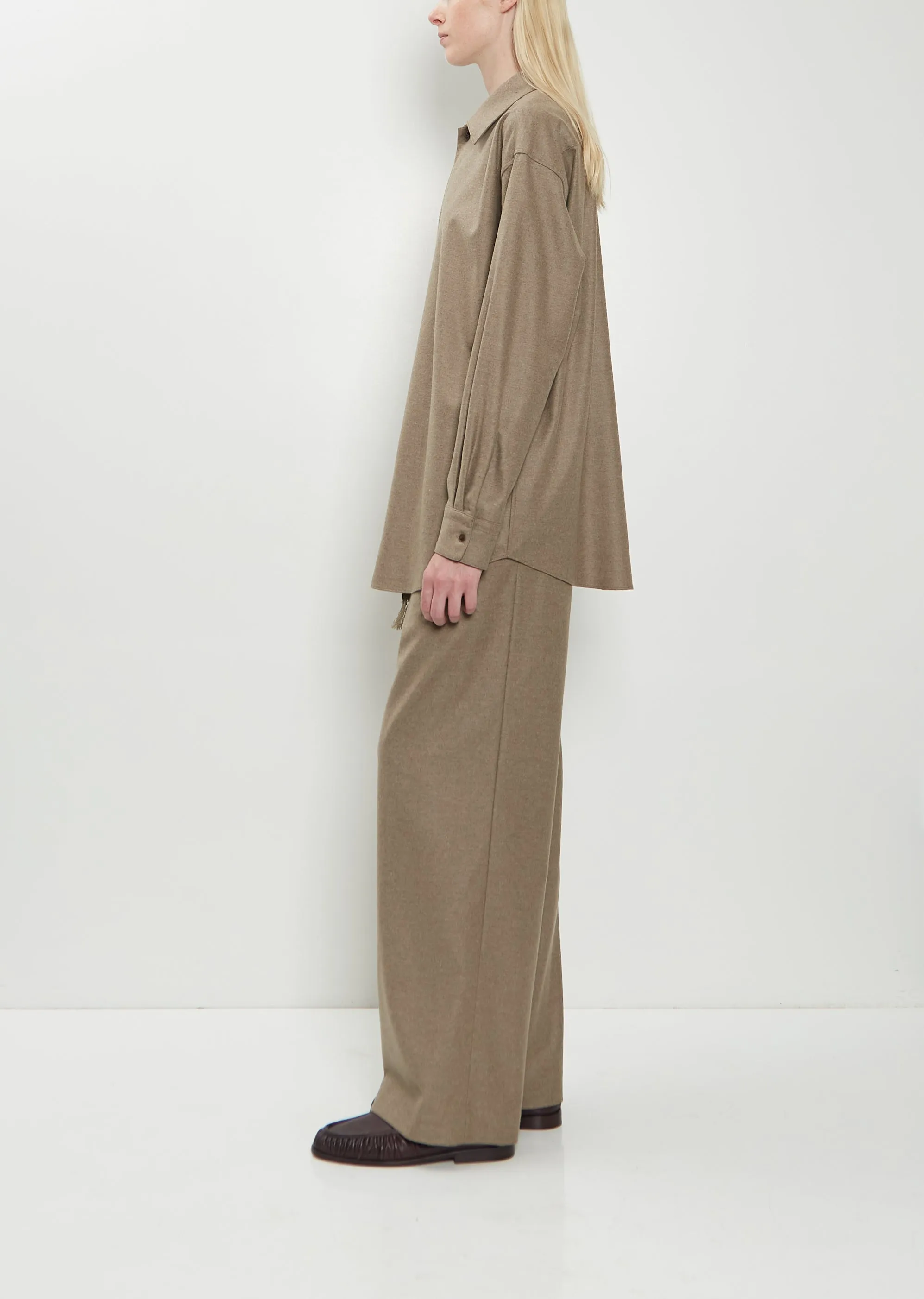 Wool Flannel Shirt sold by La Garconne product image thumbnail 2