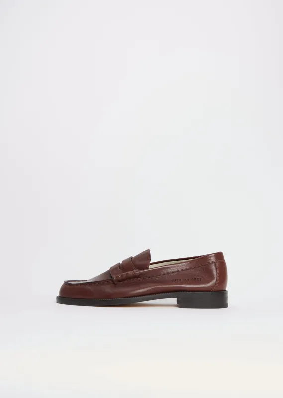 Soft Leather Loafer — Brown sold by La Garconne