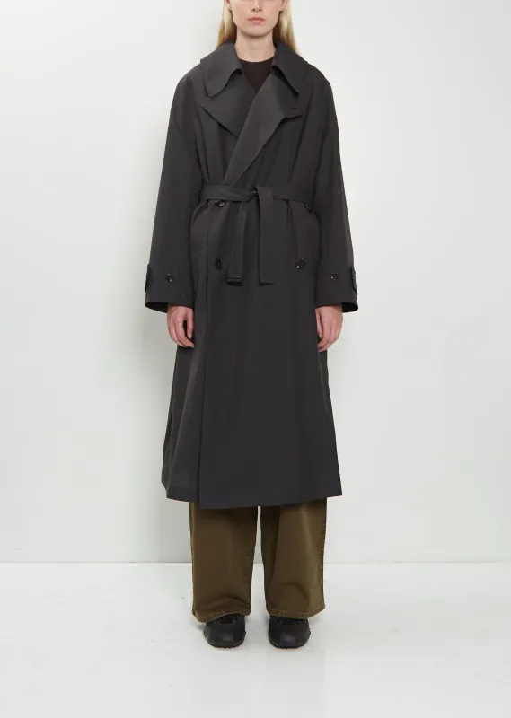 Detachable Lining Wool Trench Coat sold by La Garconne