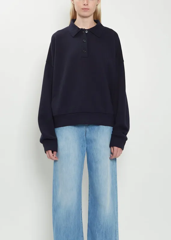 Corzas Cashmere Cotton Top sold by La Garconne