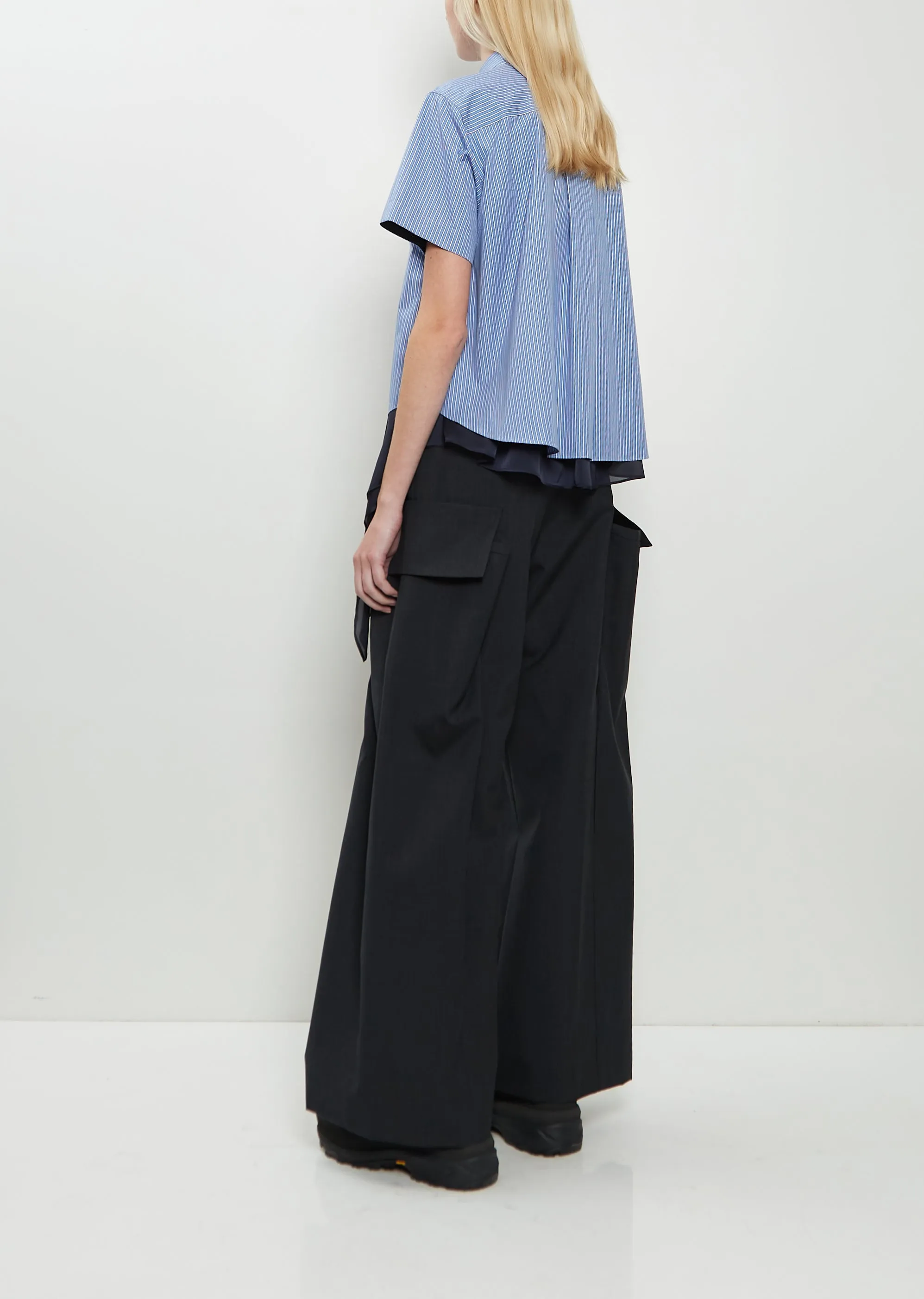 Poplin x Satin Shirt sold by La Garconne product image thumbnail 3