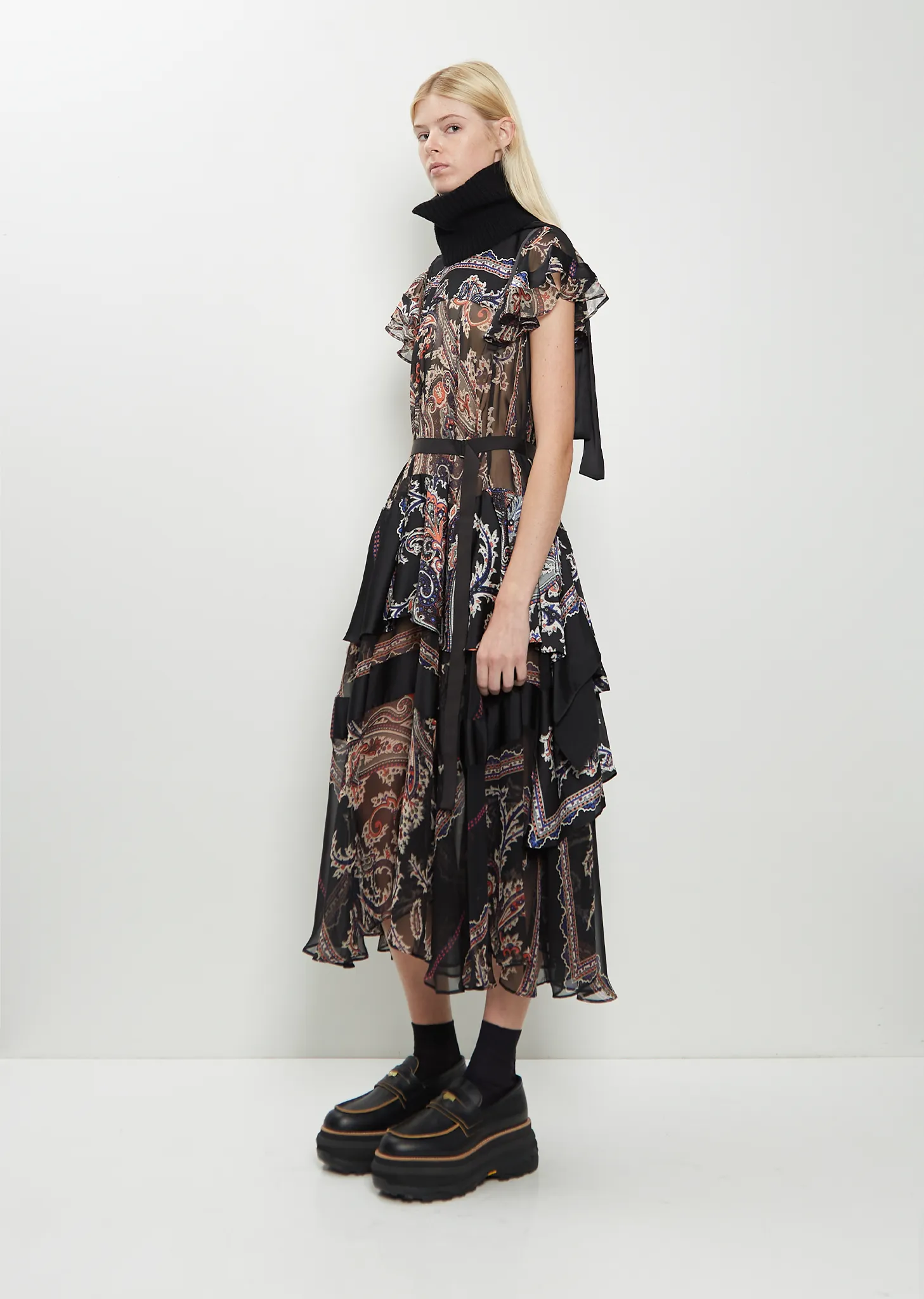 Paisley Print Dress sold by La Garconne product image thumbnail 4