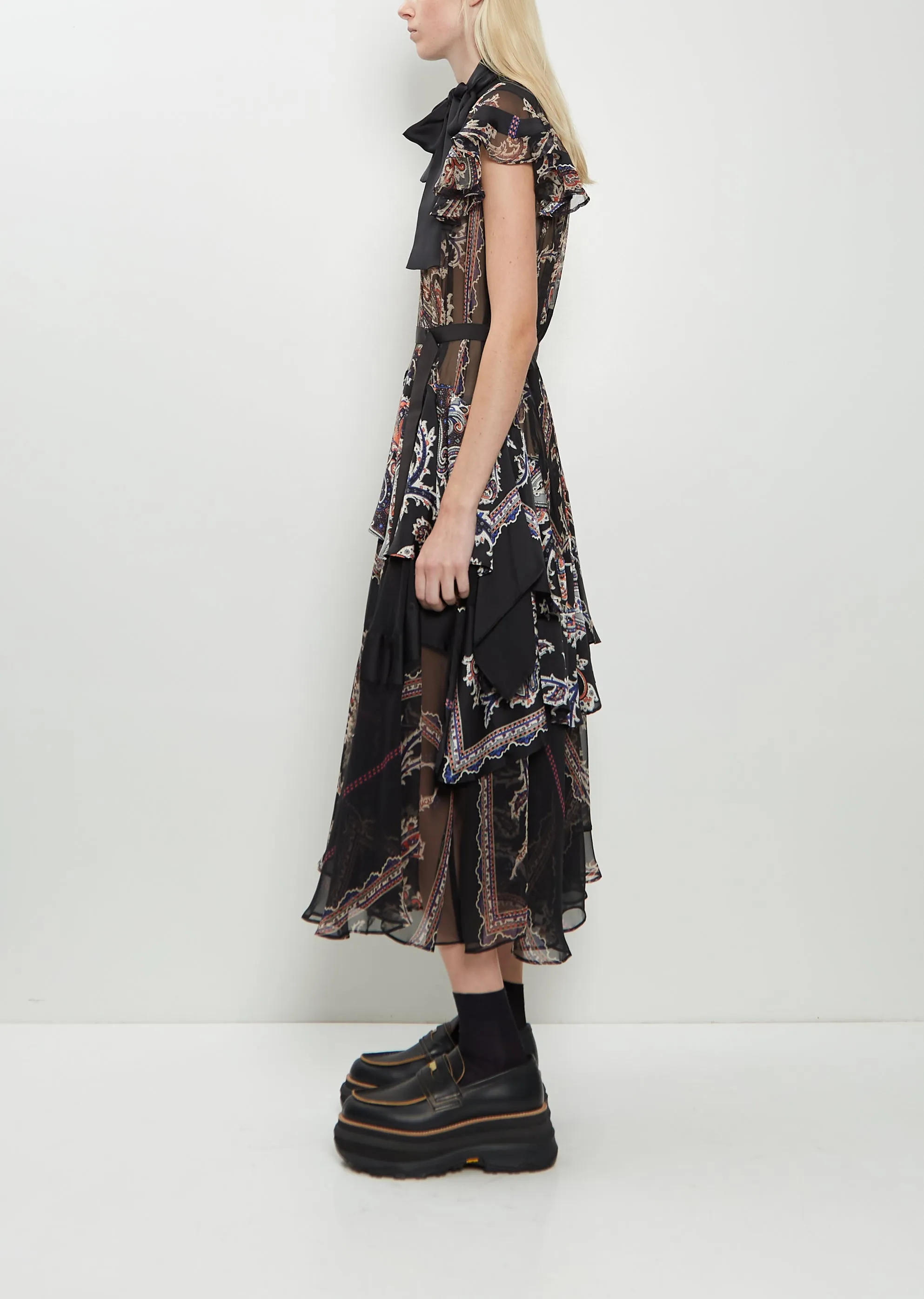 Paisley Print Dress sold by La Garconne product image thumbnail 2