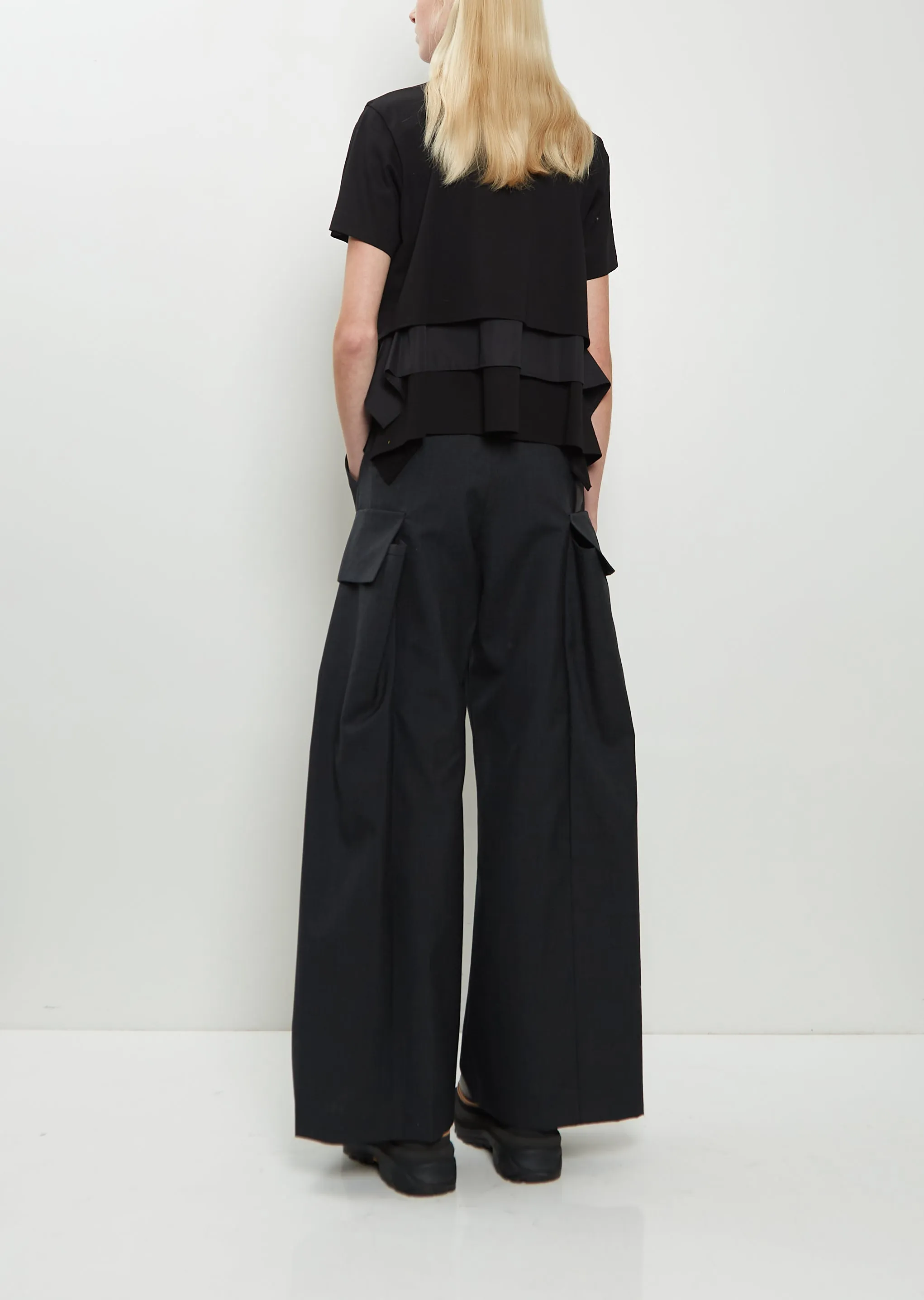 Poplin x Cotton Jersey T-Shirt sold by La Garconne product image thumbnail 3