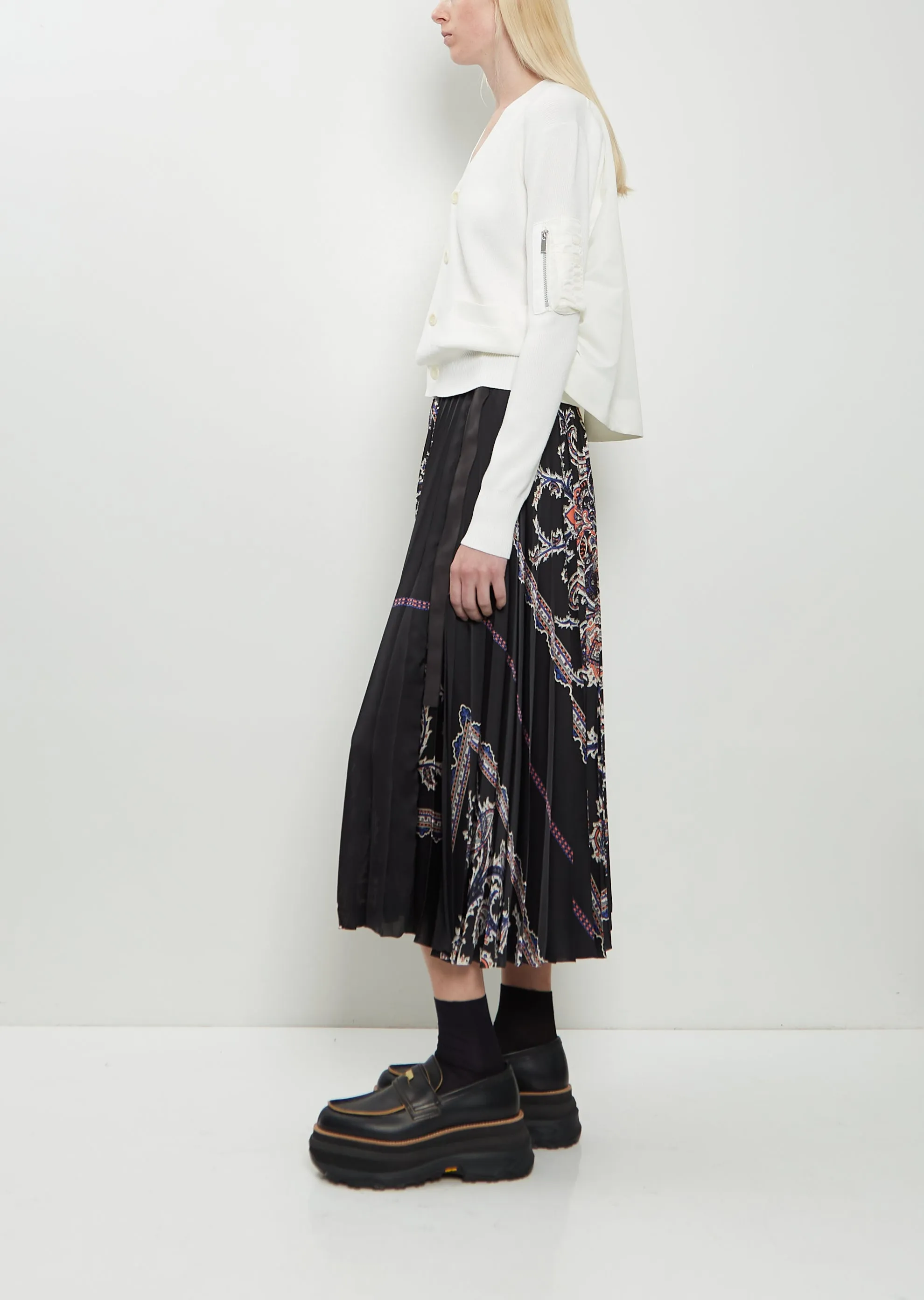 Paisley Print Skirt sold by La Garconne product image thumbnail 2