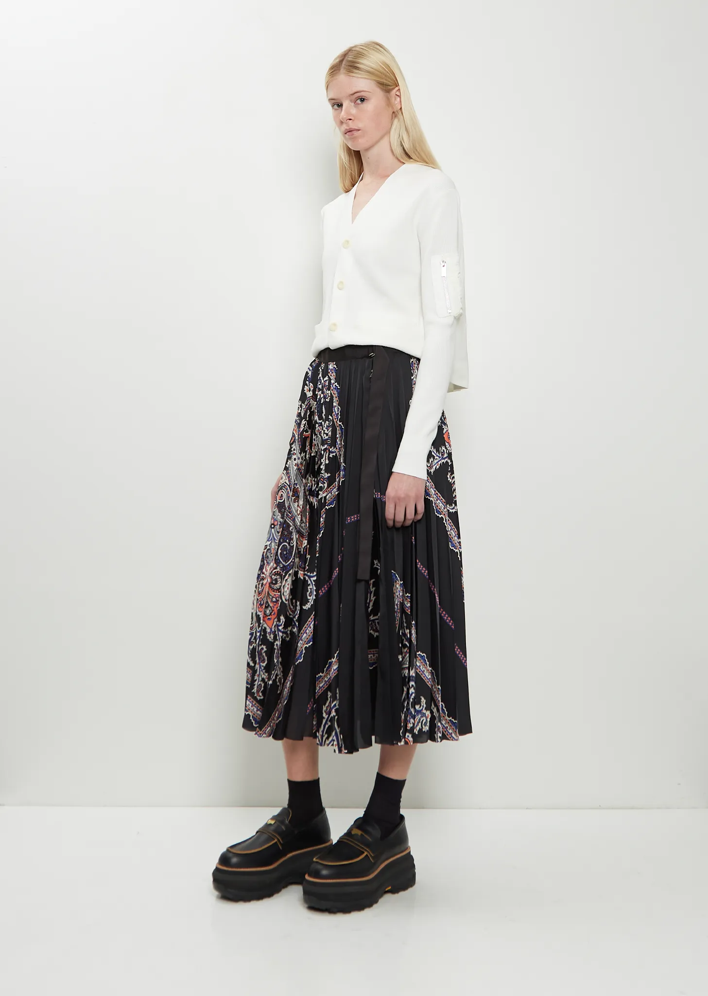 Paisley Print Skirt sold by La Garconne product image thumbnail 4