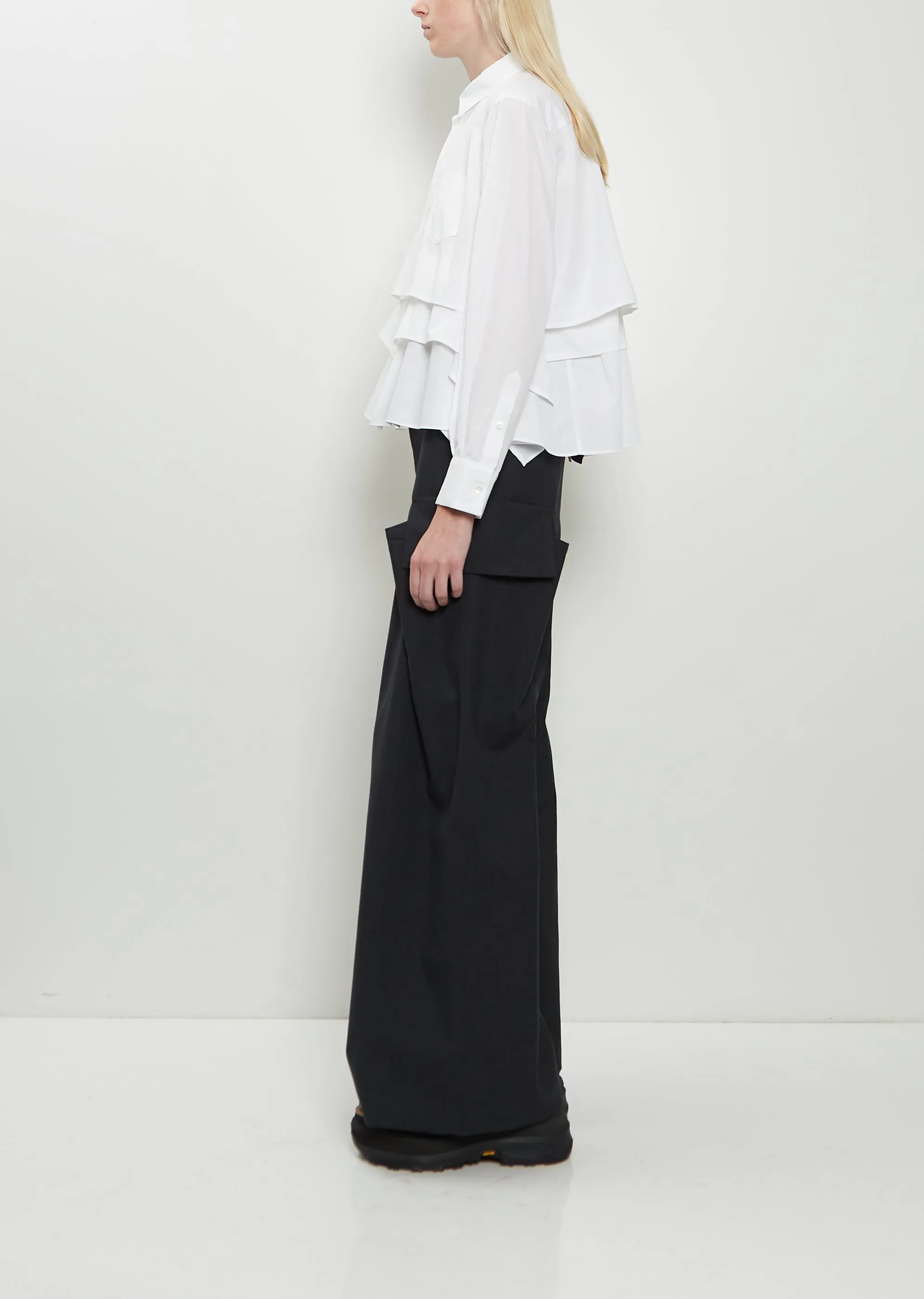 Poplin Handkerchief Shirt sold by La Garconne product image thumbnail 2