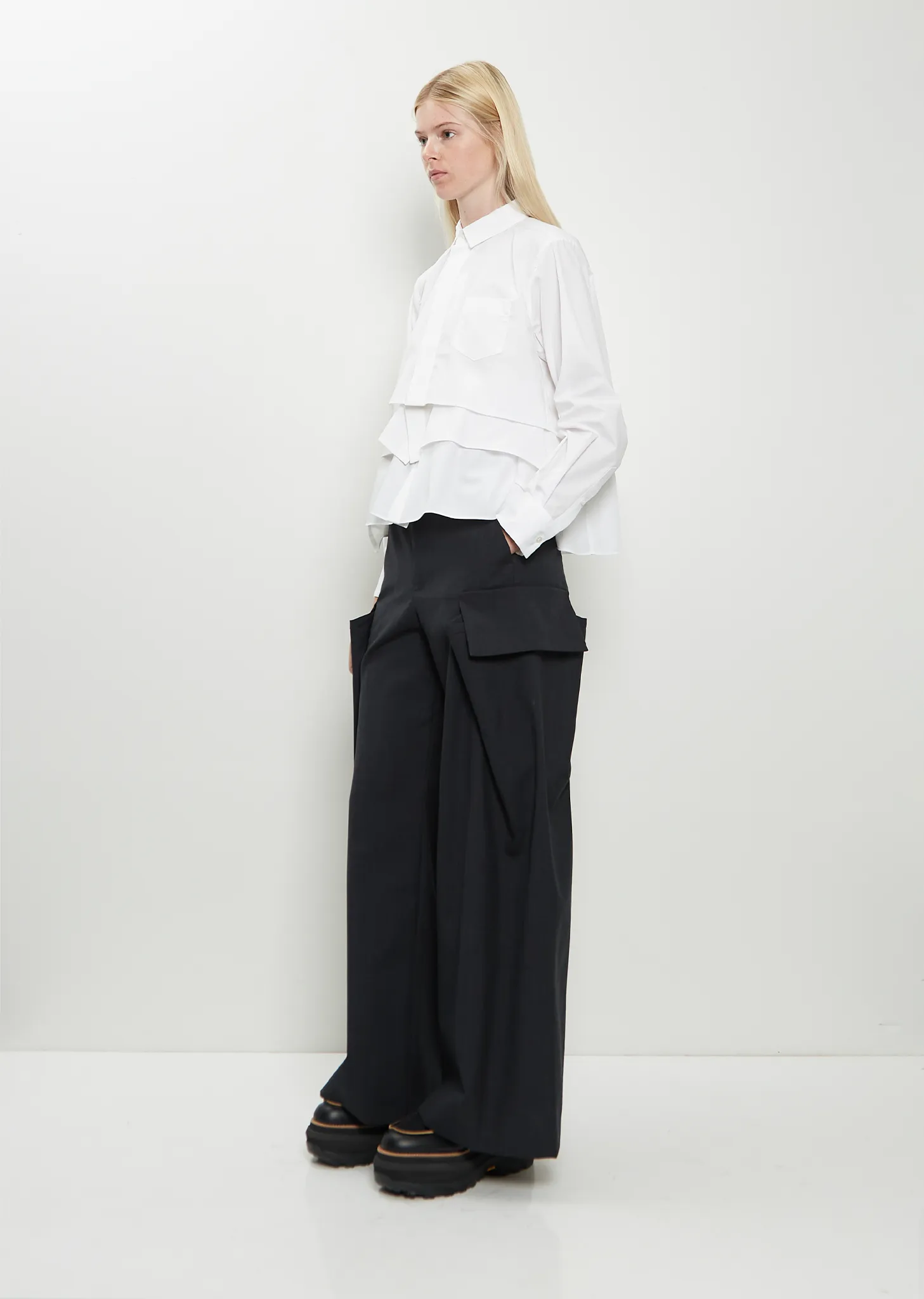 Poplin Handkerchief Shirt sold by La Garconne product image thumbnail 4