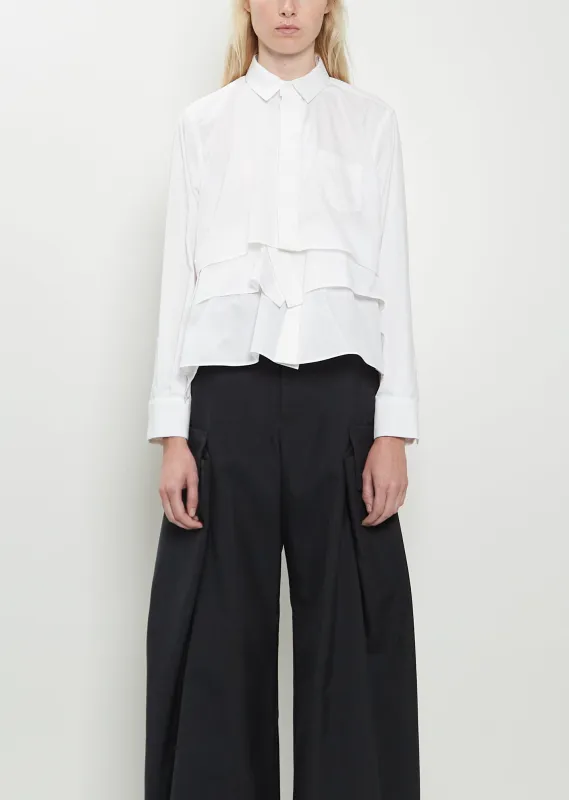 Poplin Handkerchief Shirt sold by La Garconne