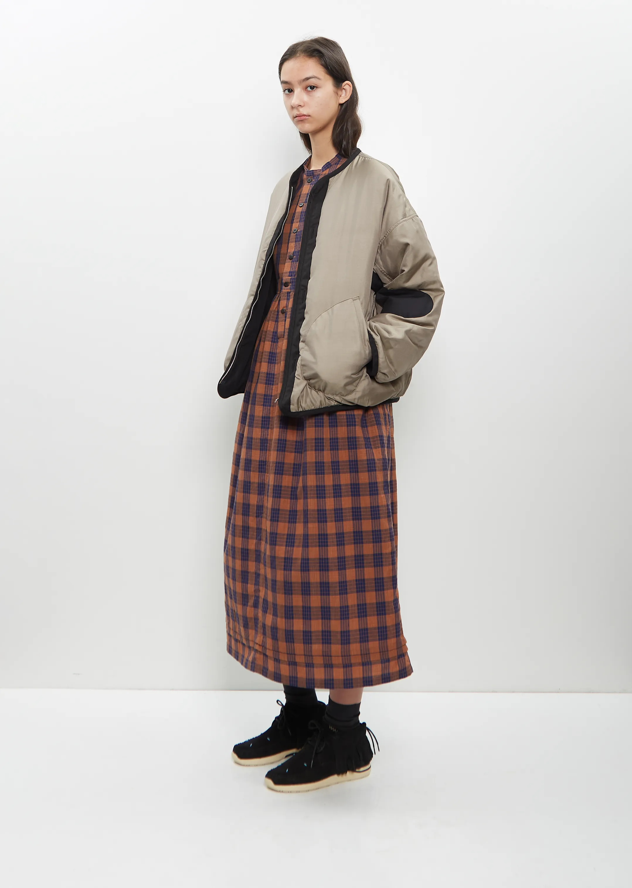 Reversible Liner Down Jacket — Black sold by La Garconne product image thumbnail 4