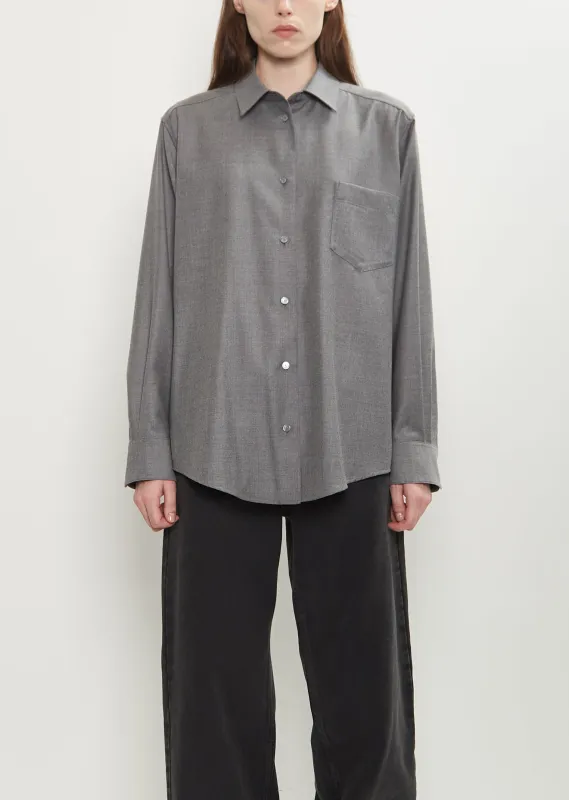 Pino Virgin Wool Shirt sold by La Garconne