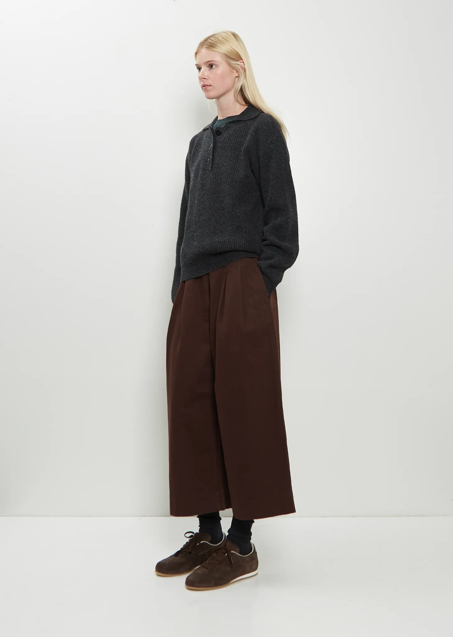 3-Button Wool Polo sold by La Garconne product image thumbnail 4