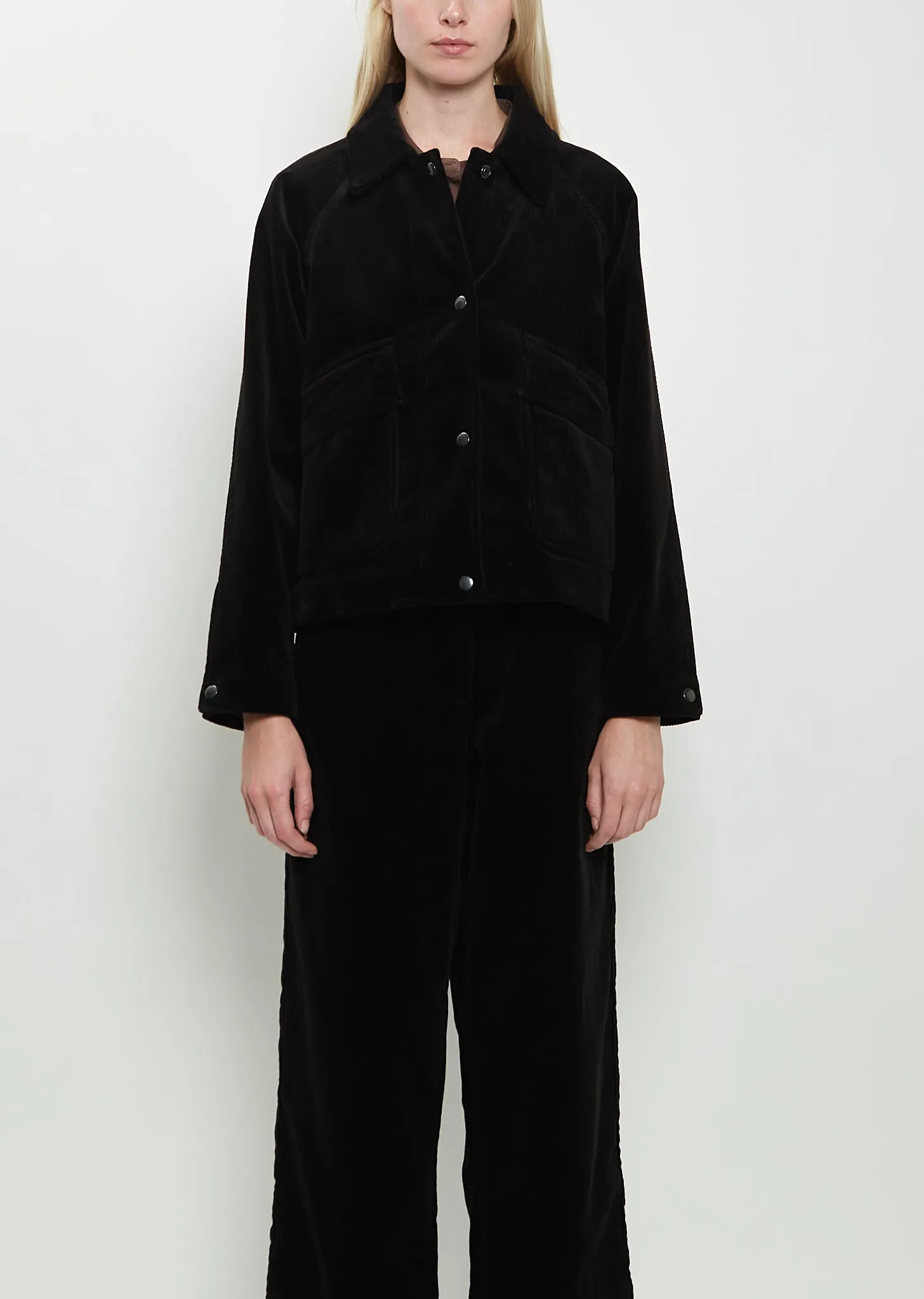 Raglan Cotton Work Jacket sold by La Garconne